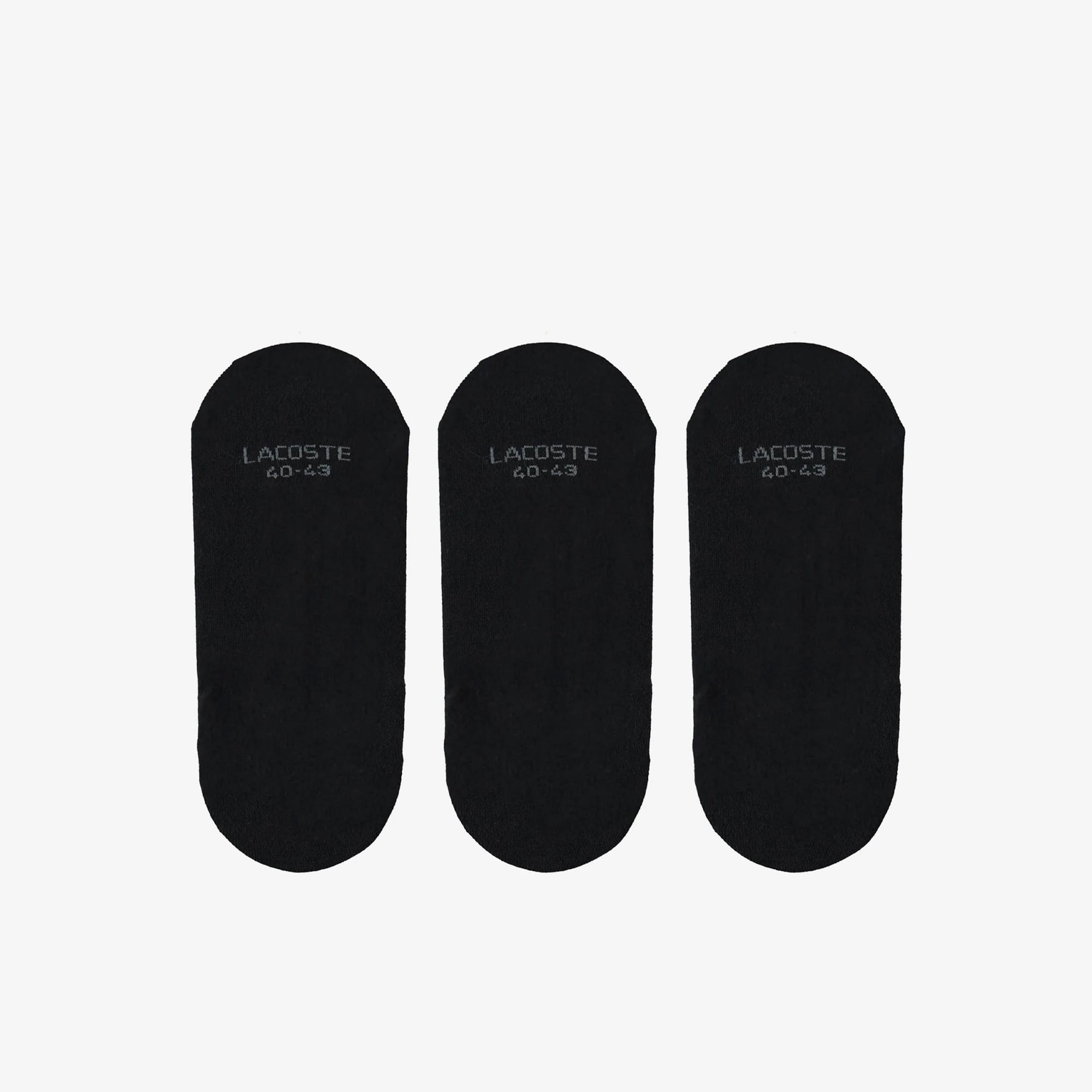 Lacoste Unisex 3'lü Siyah Çorap görsel 2