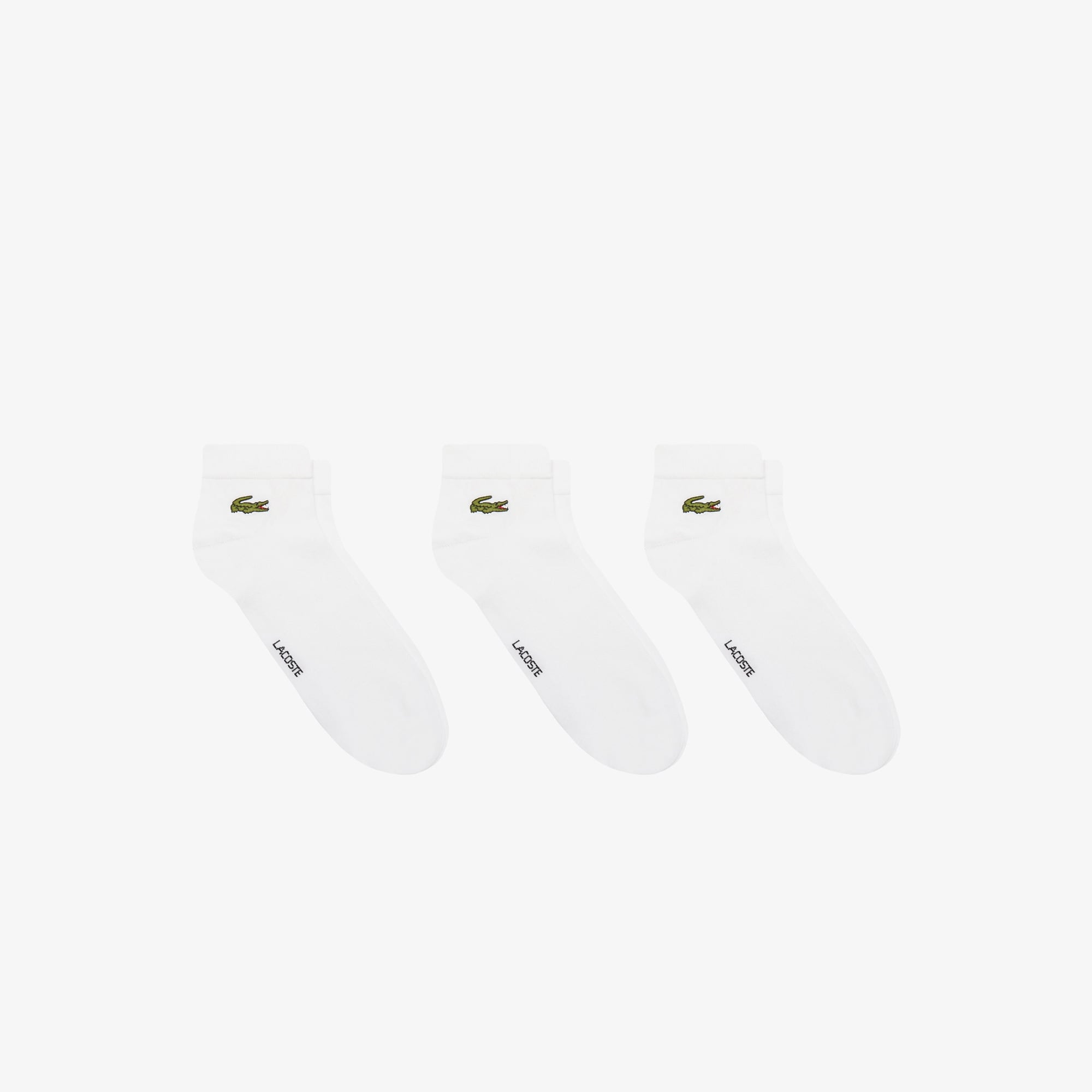 Unisex 3'lü Beyaz Çorap