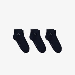 Unisex 3'lü Lacivert Çorap Lacivert