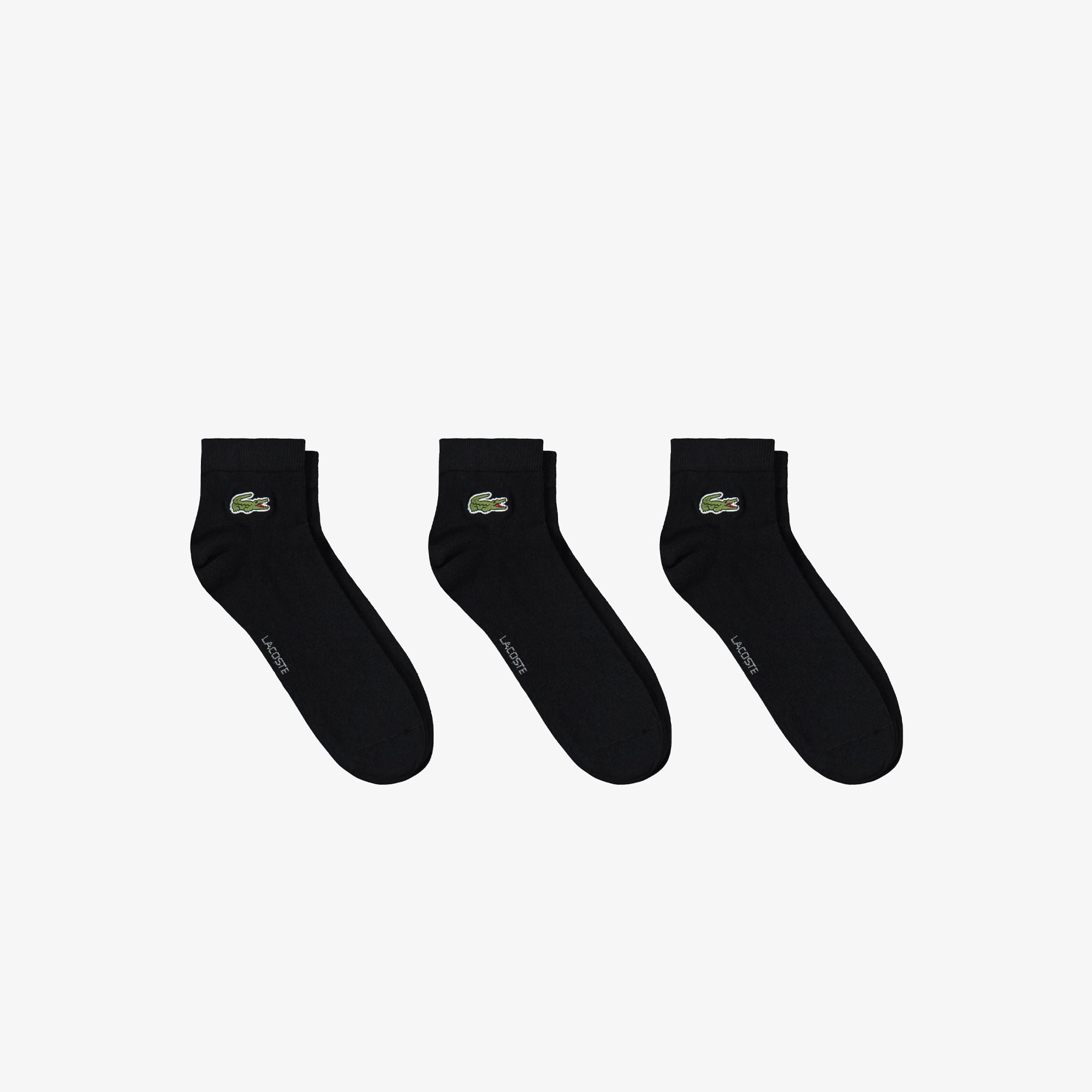 Lacoste Unisex 3'lü Siyah Çorap