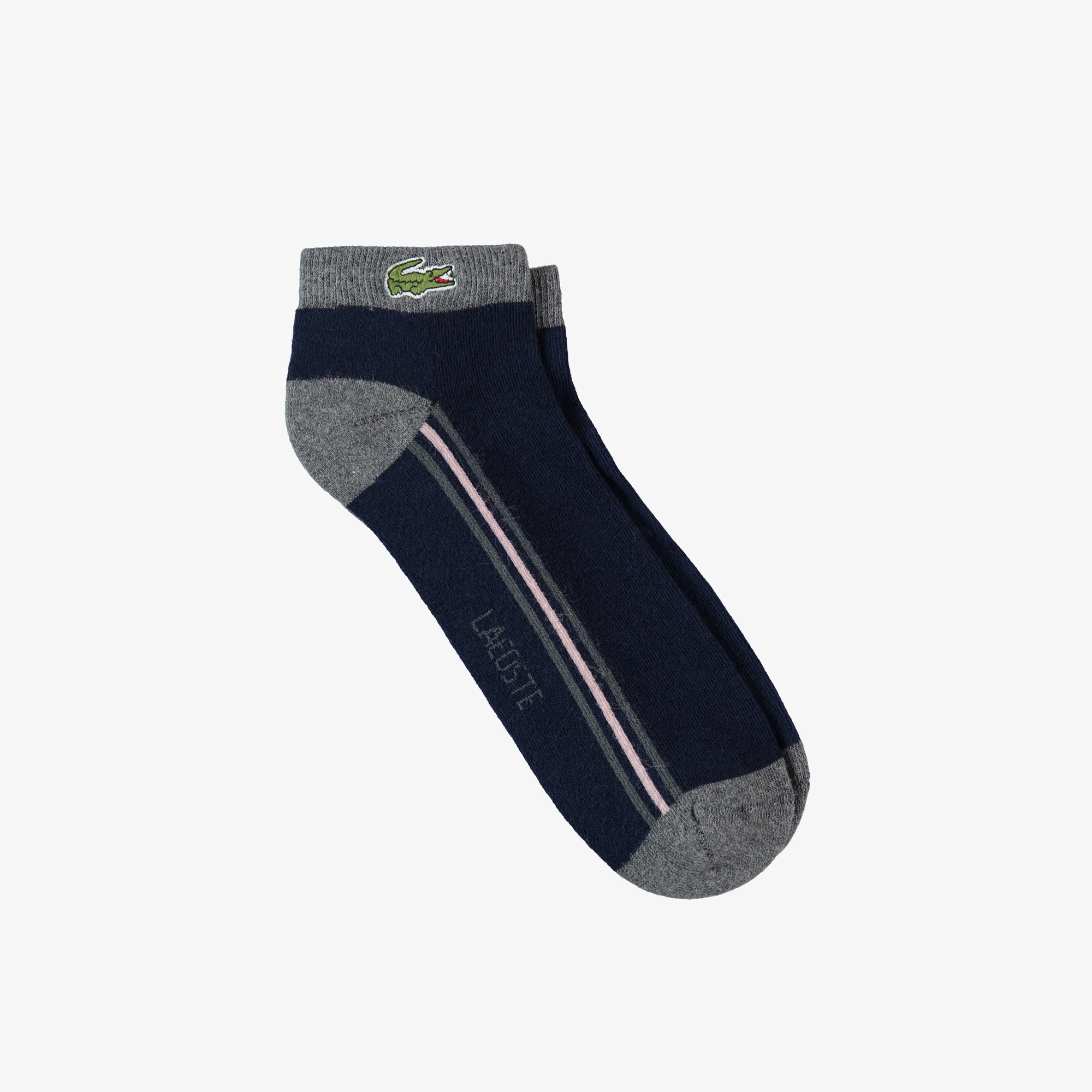 Unisex Çizgili Lacivert Çorap