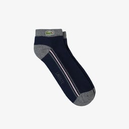 Unisex Çizgili Lacivert Çorap Lacivert