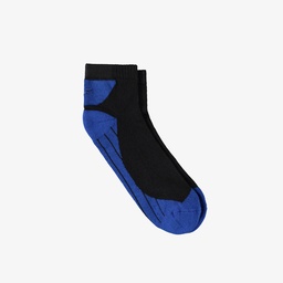 Unisex Renk Bloklu Mavi Çorap Mavi