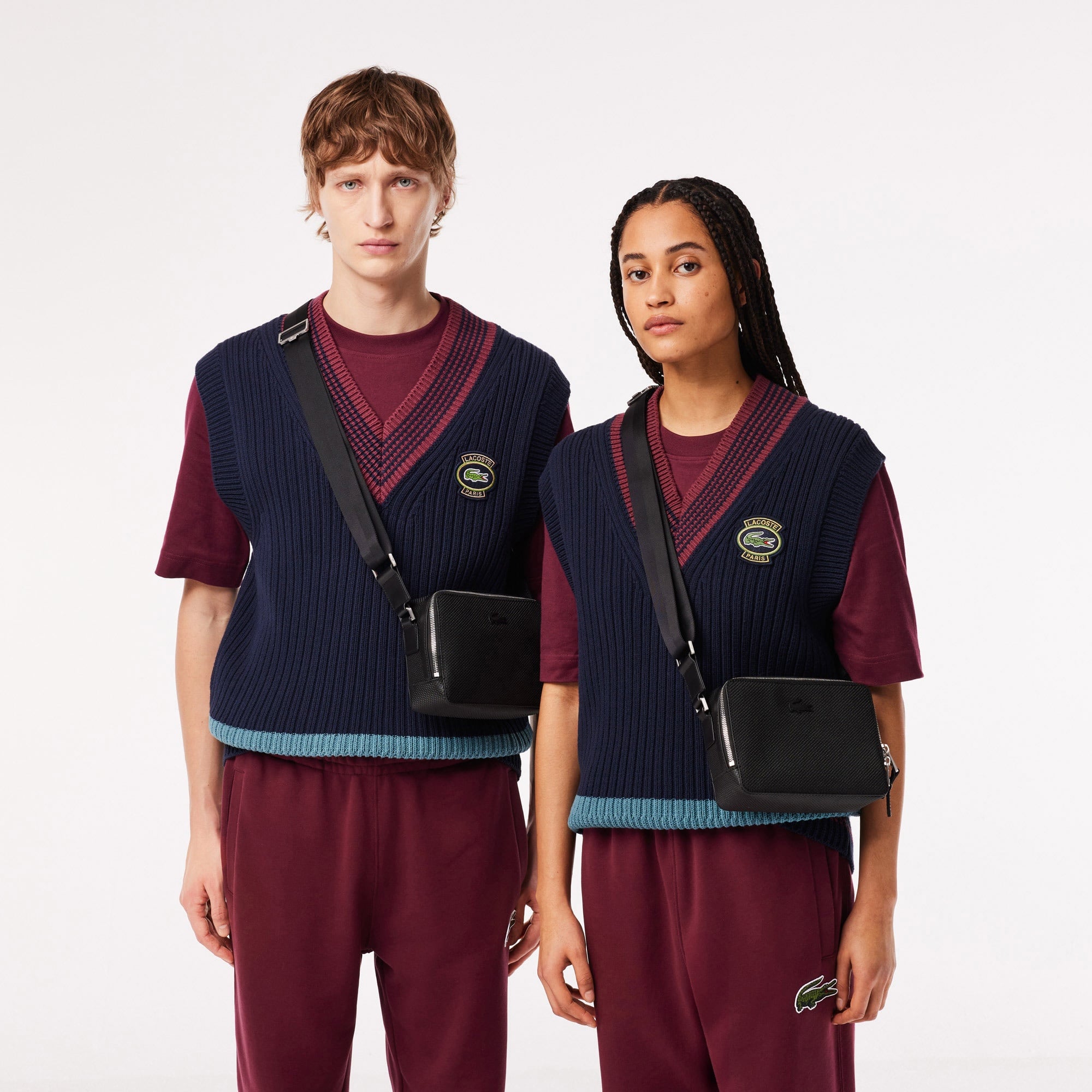 Unisex Deri Siyah Postacı Çantası