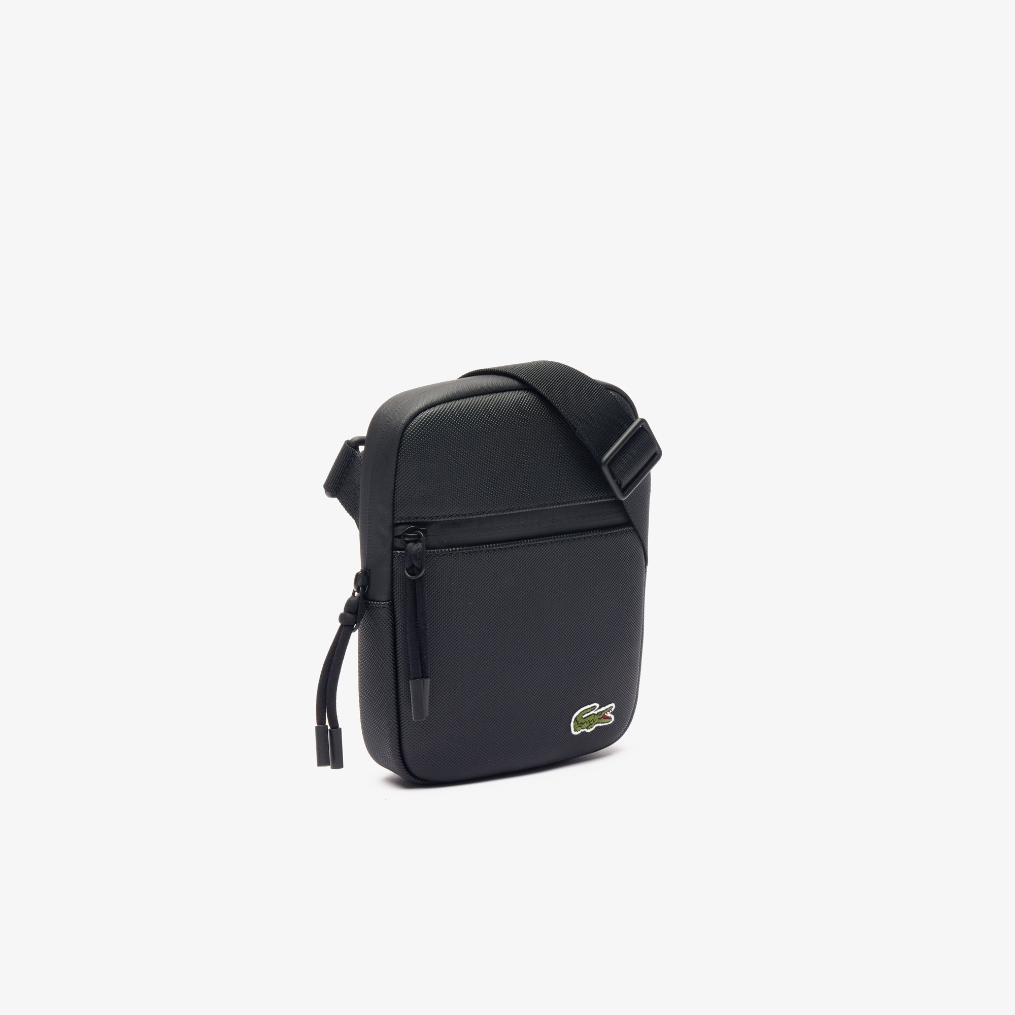 Lacoste Small LCST Erkek Siyah Postacı Çantası görsel 4