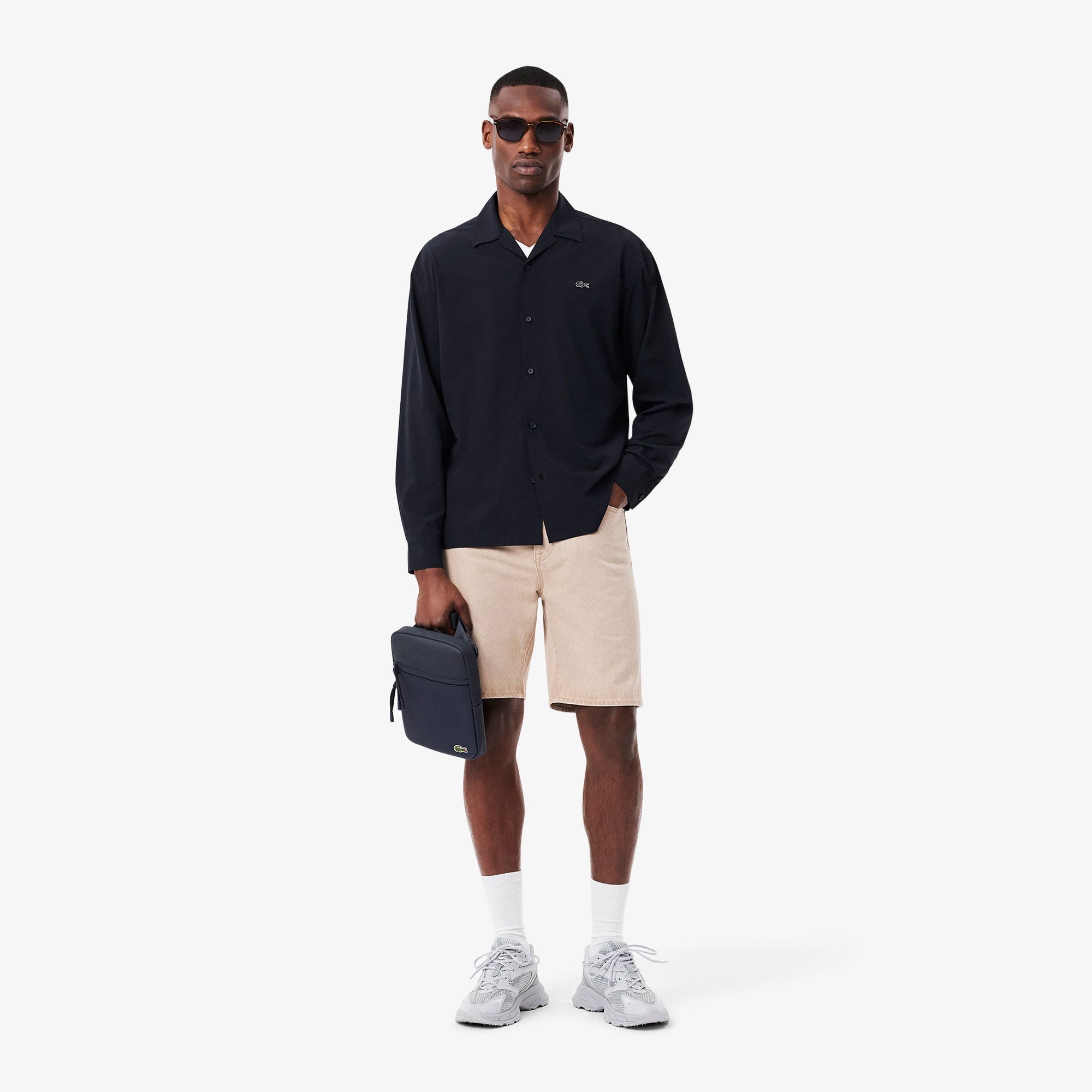 Lacoste LCST Erkek Lacivert Postacı Çantası görsel 4