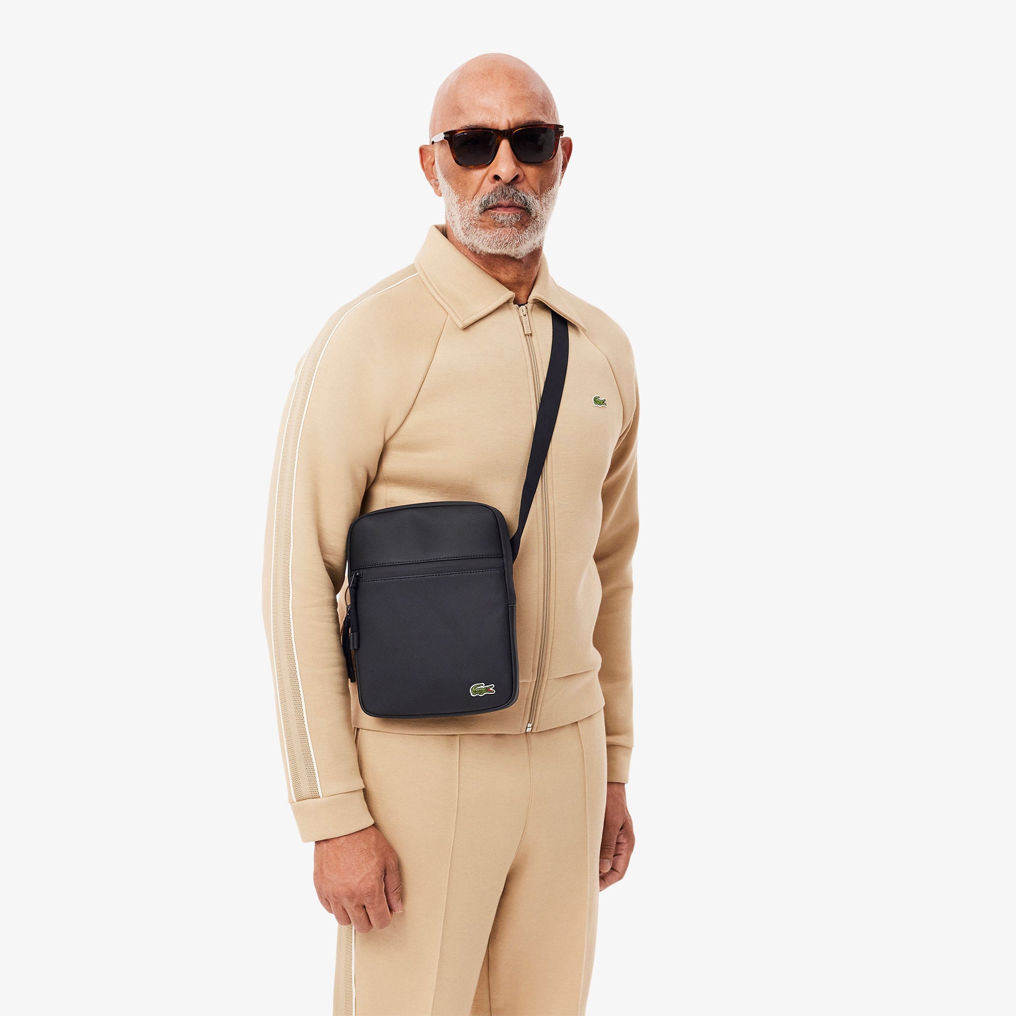 Lacoste LCST Erkek Siyah Postacı Çantası görsel 7