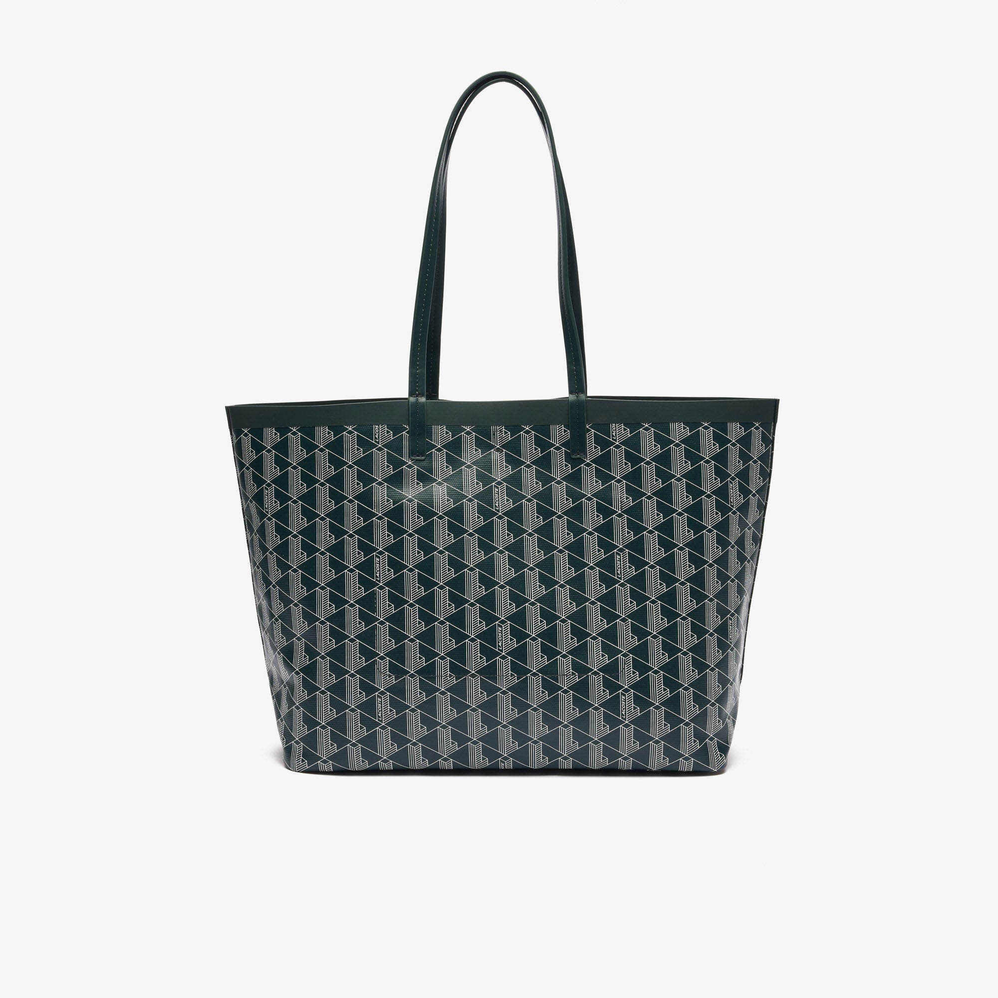 Zely Canvas Kadın Monogram Koyu Yeşil Omuz Çantası NF4344ZE.P44