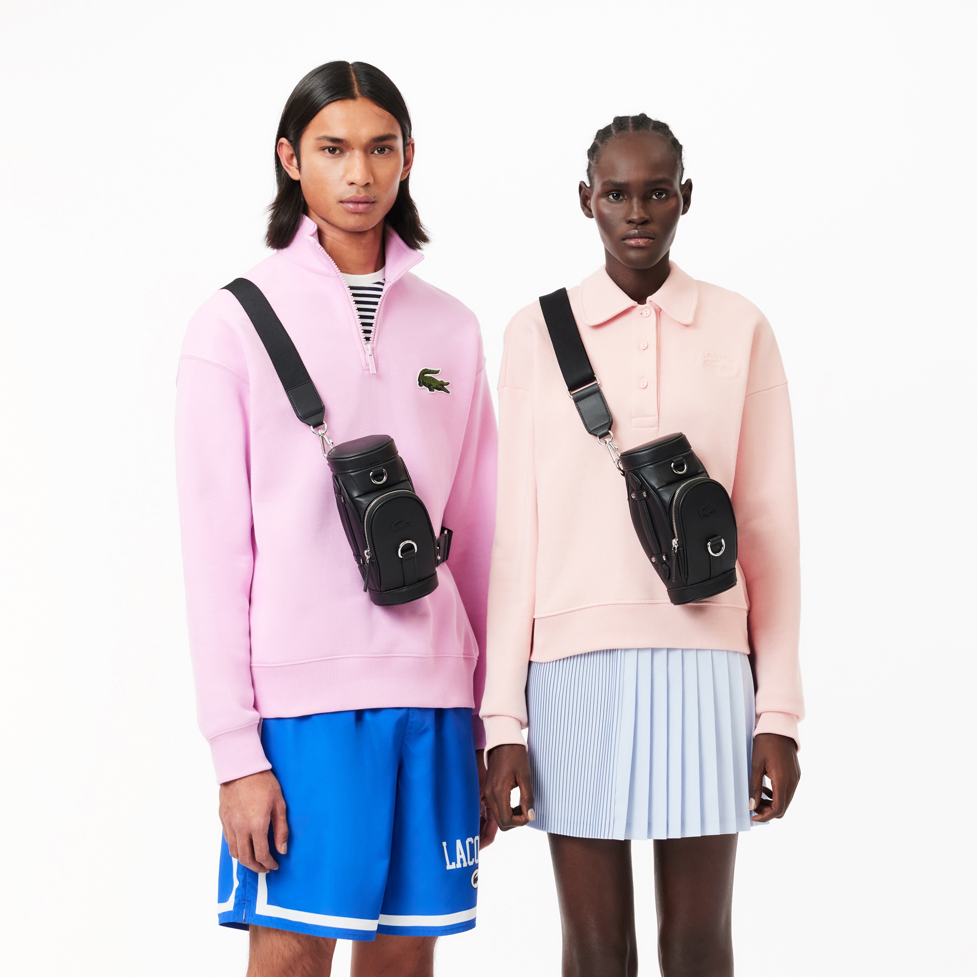 Lacoste Unisex Siyah Postacı Çantası