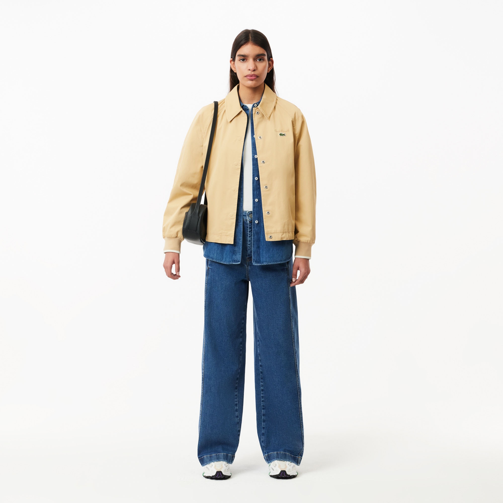 City Court Kadın Deri Siyah Omuz Çantası