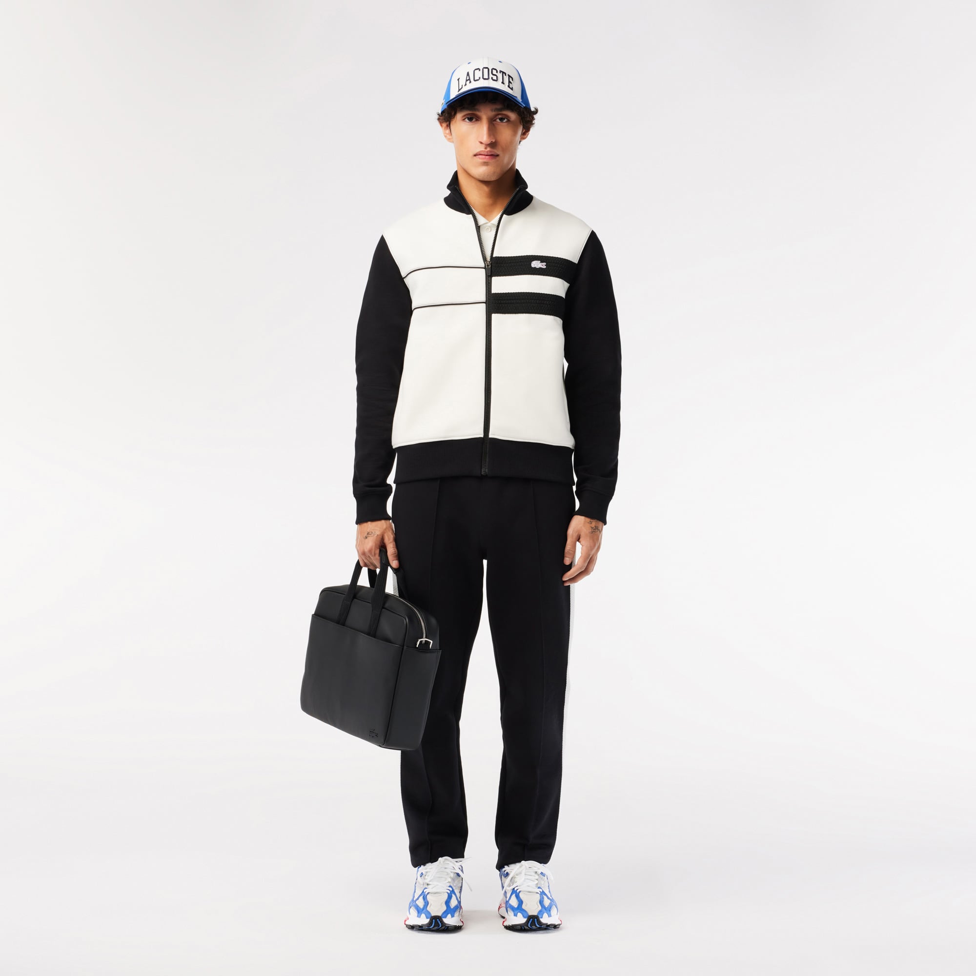 Lacoste Erkek Siyah Laptop Çantası görsel 4