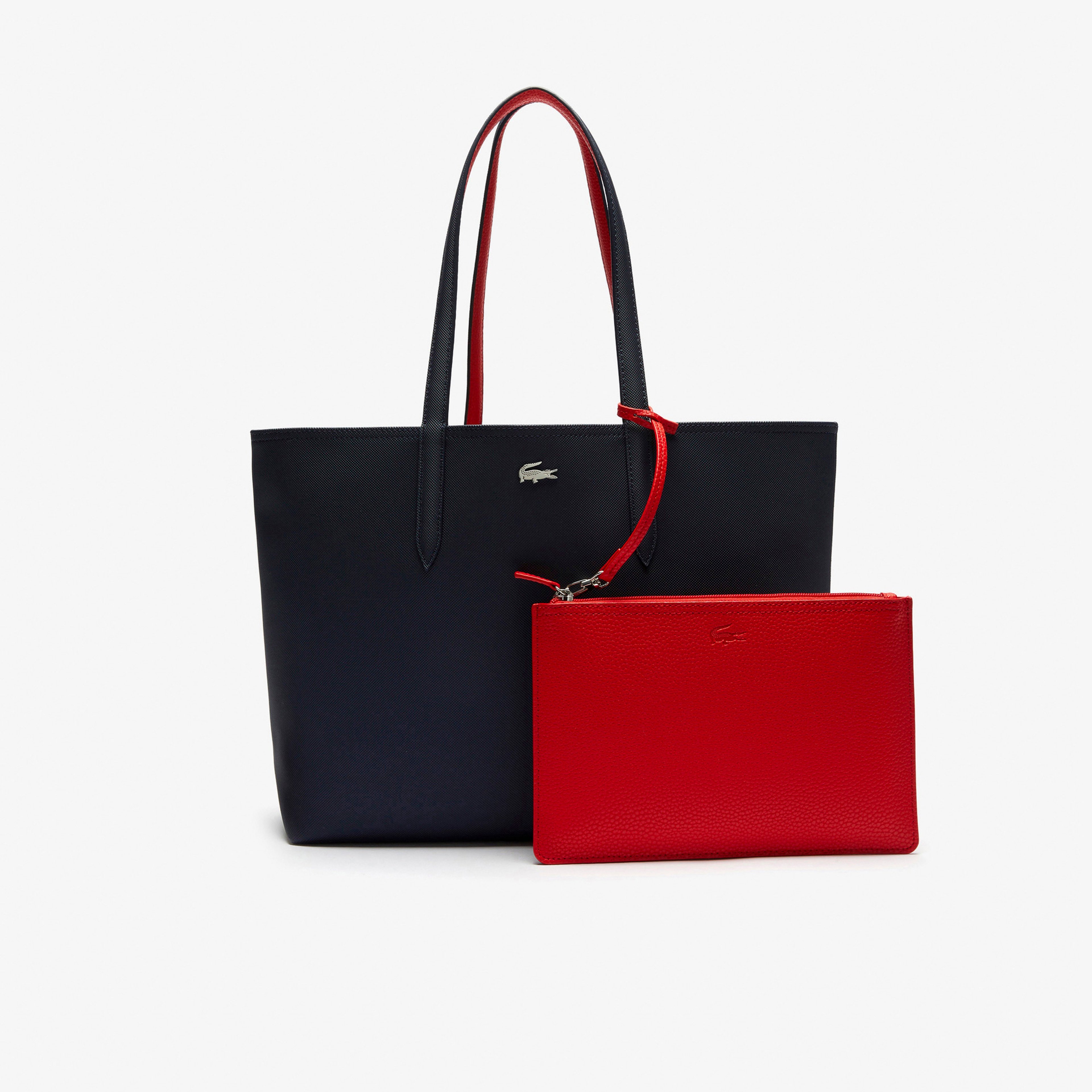 Anna Kadın Çift Taraflı Lacivert Omuz Çantası