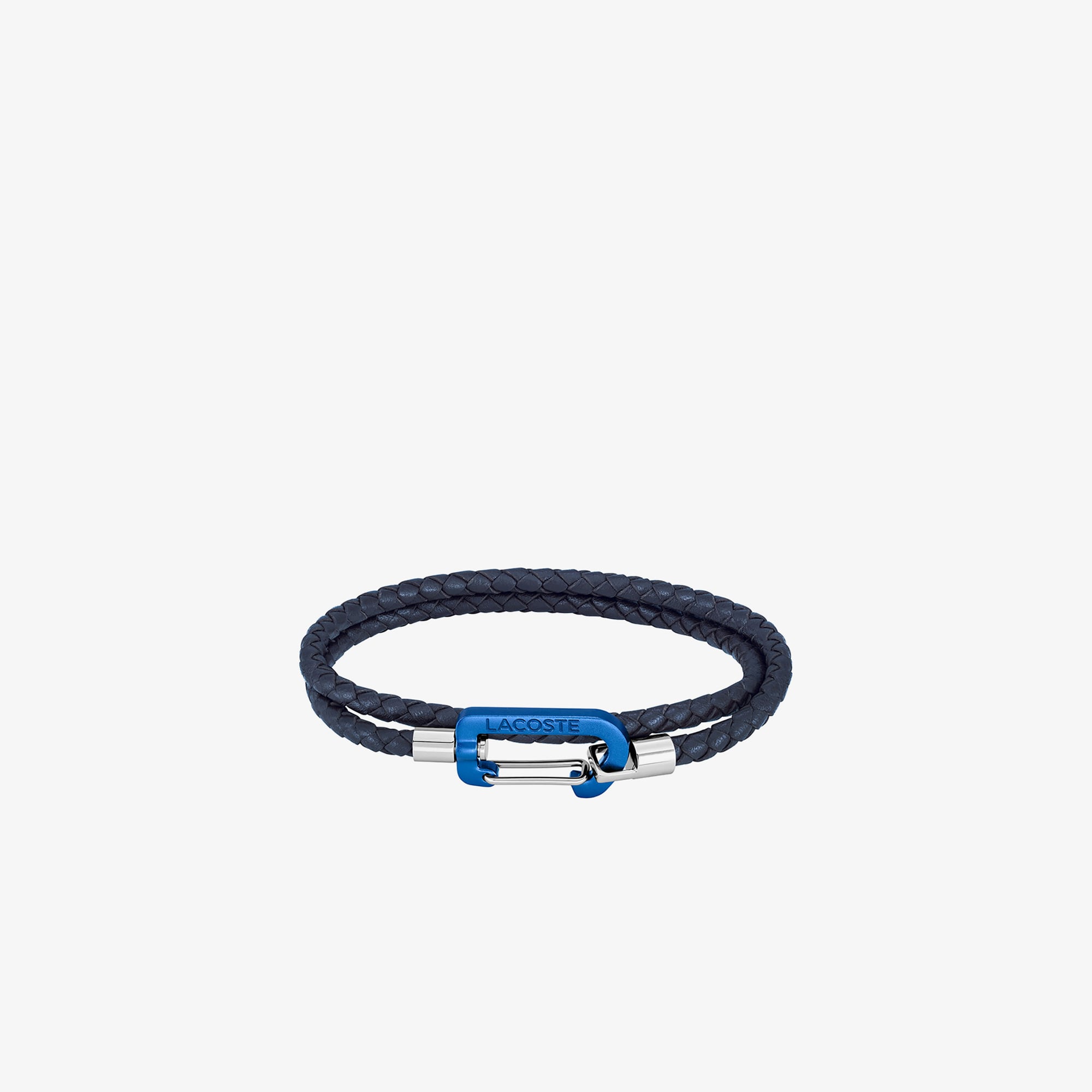 Lacoste Erkek Lacivert Deri Bileklik