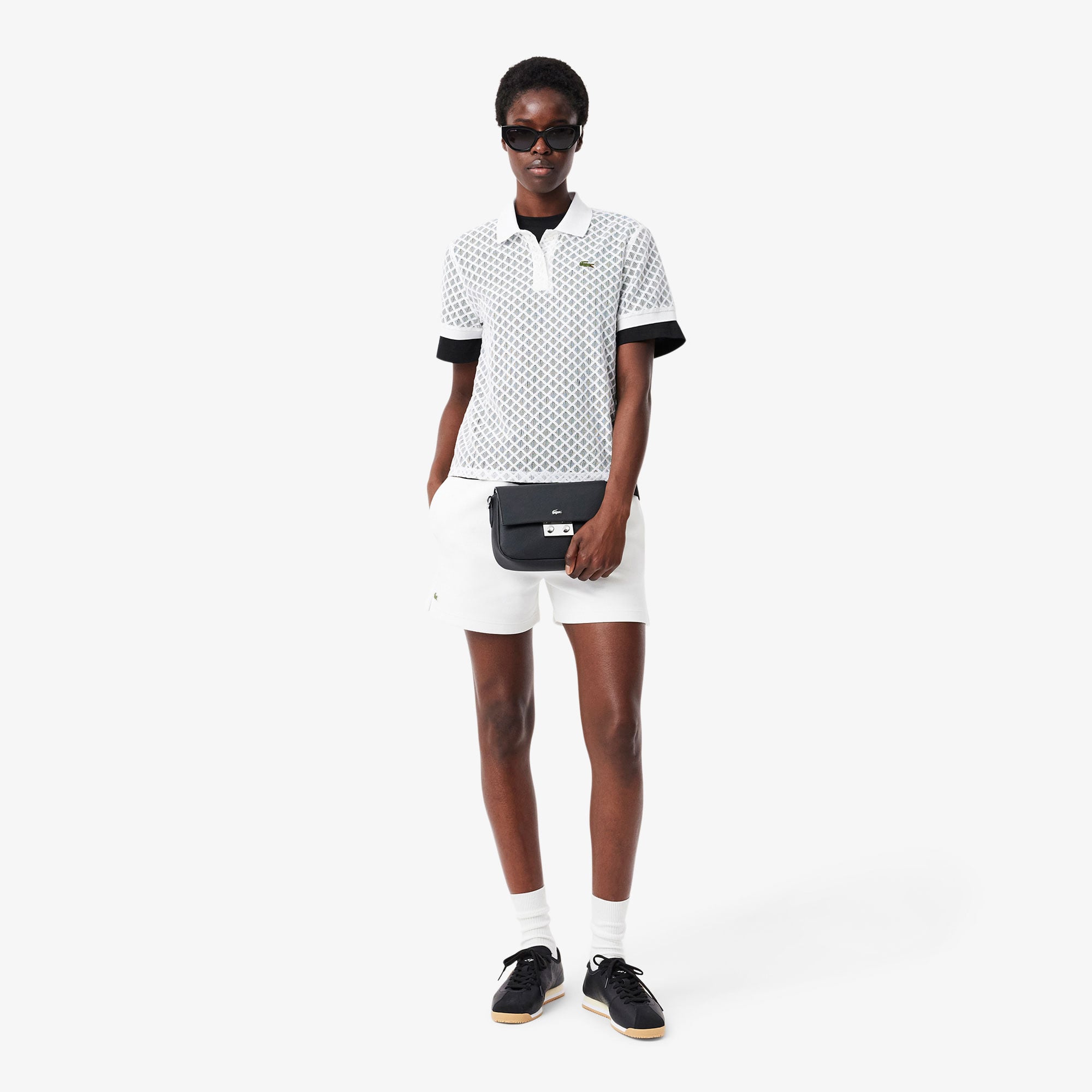 Lacoste Daily City Kadın Siyah Omuz Çantası görsel 2