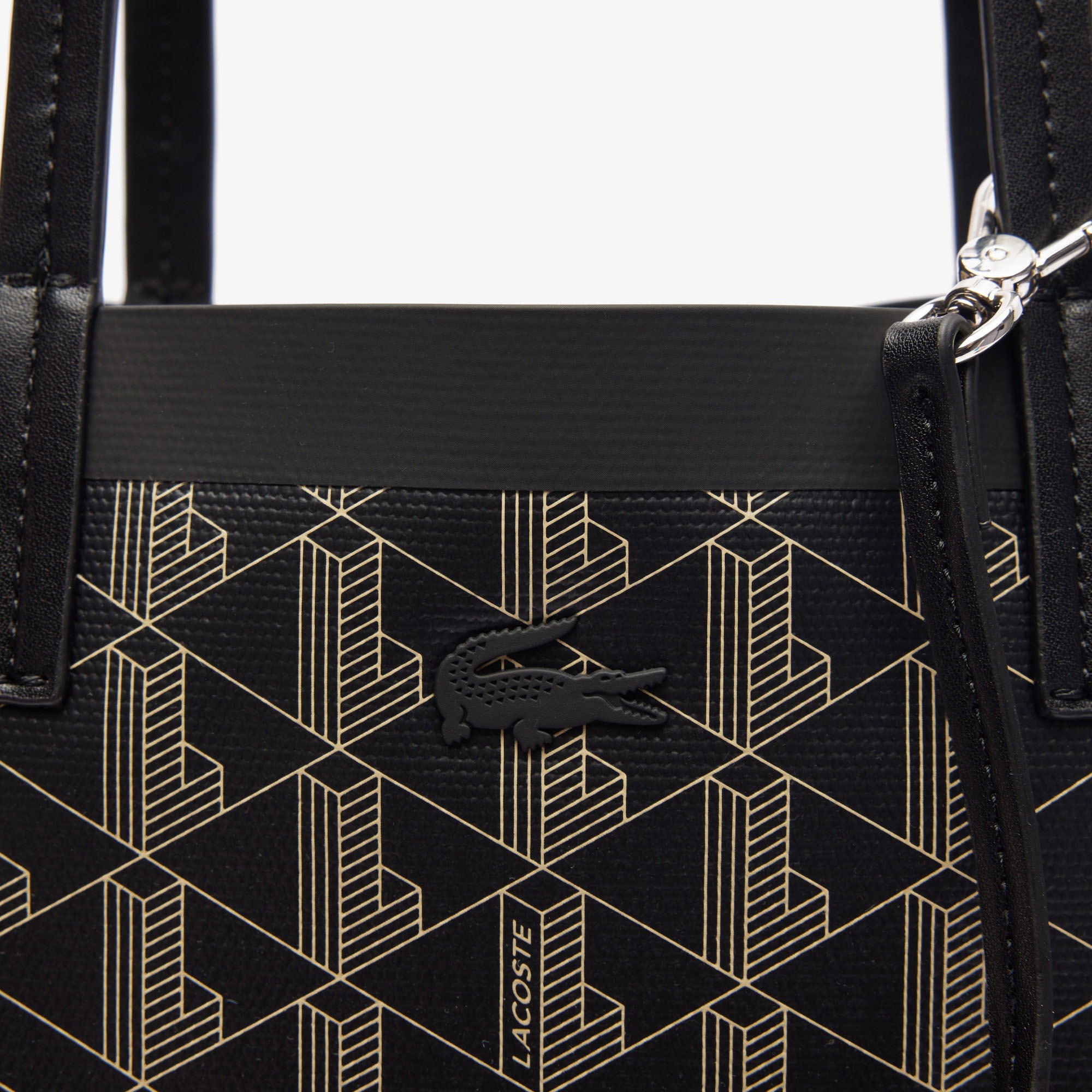 Zely Canvas Kadın Monogram Siyah Omuz Çantası