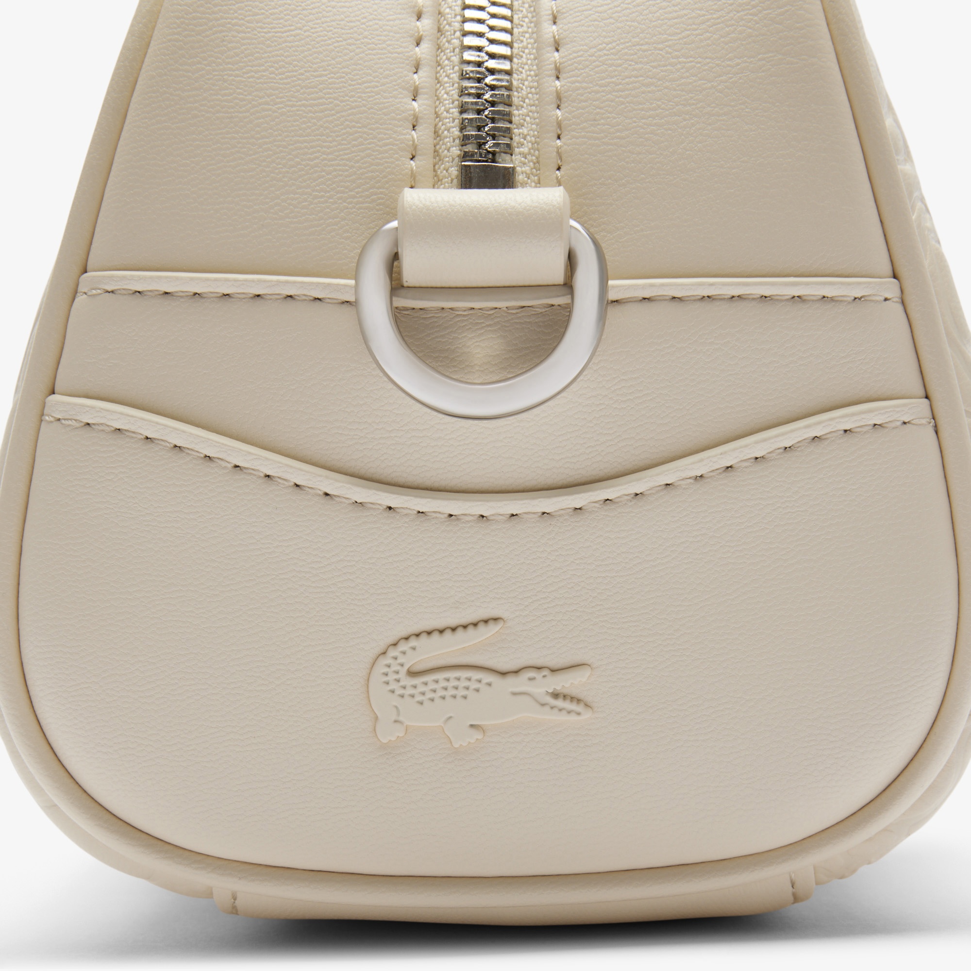 Lacoste Kadın Desenli Krem Omuz Çantası