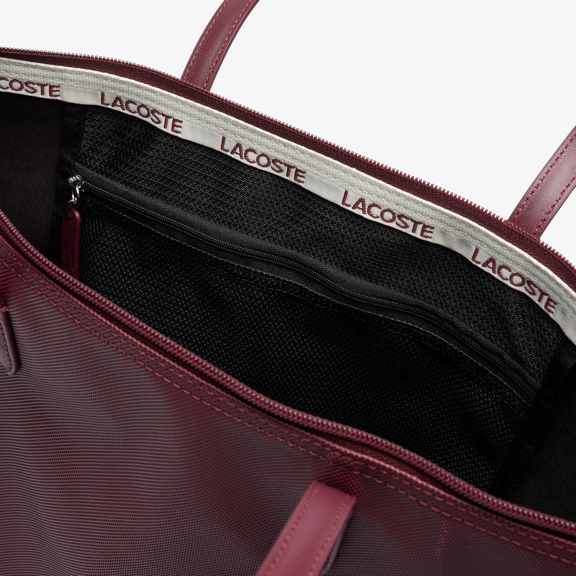 Large L.12.12 Kadın Bordo Omuz Çantası