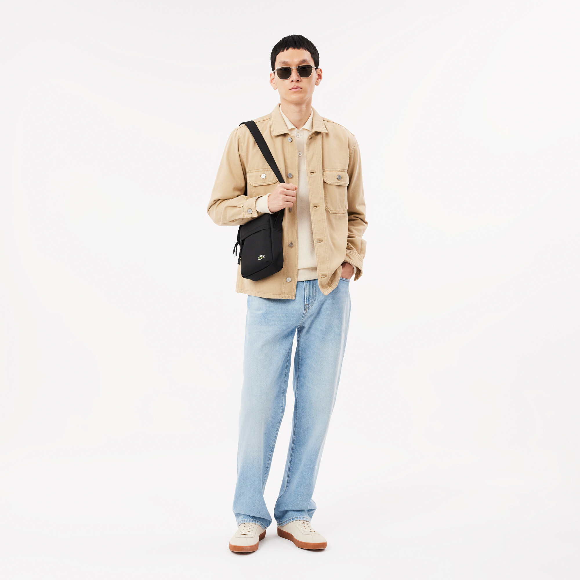 Lacoste Neocroc Unisex Siyah Postacı Çantası görsel 2