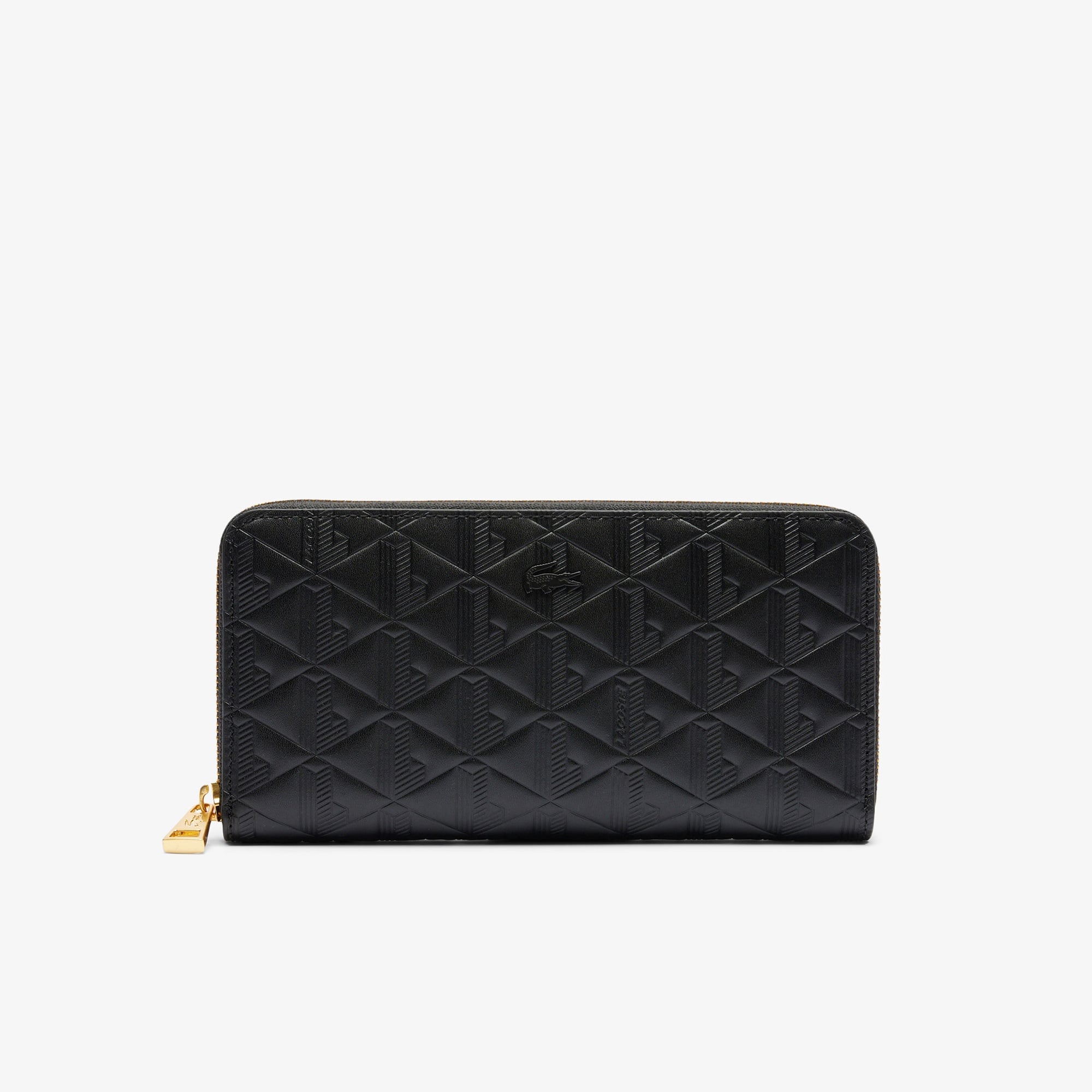 Maheki Kadın Monogram Deri  Siyah Cüzdan