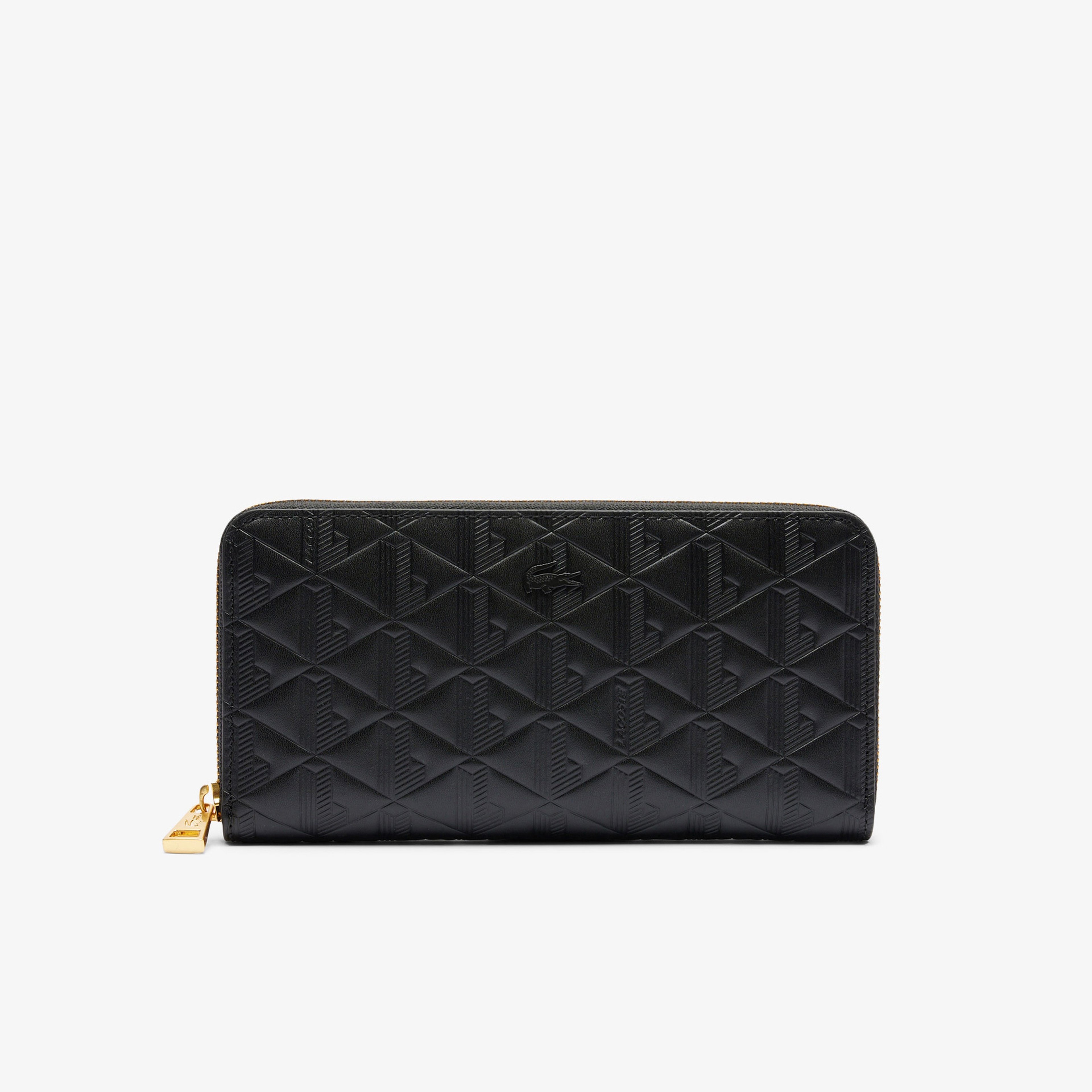 Maheki Kadın Monogram Deri  Siyah Cüzdan