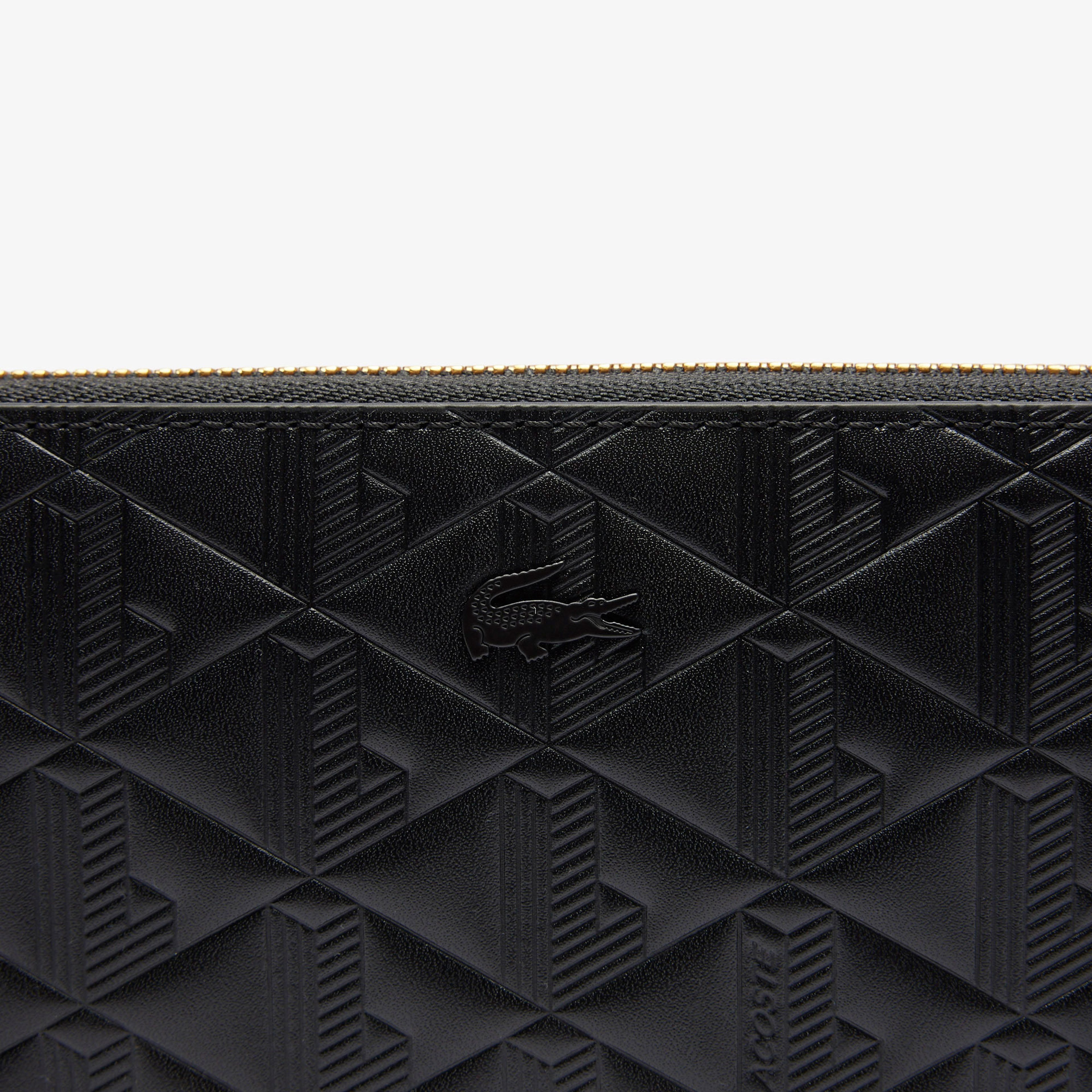 Maheki Kadın Monogram Deri  Siyah Cüzdan