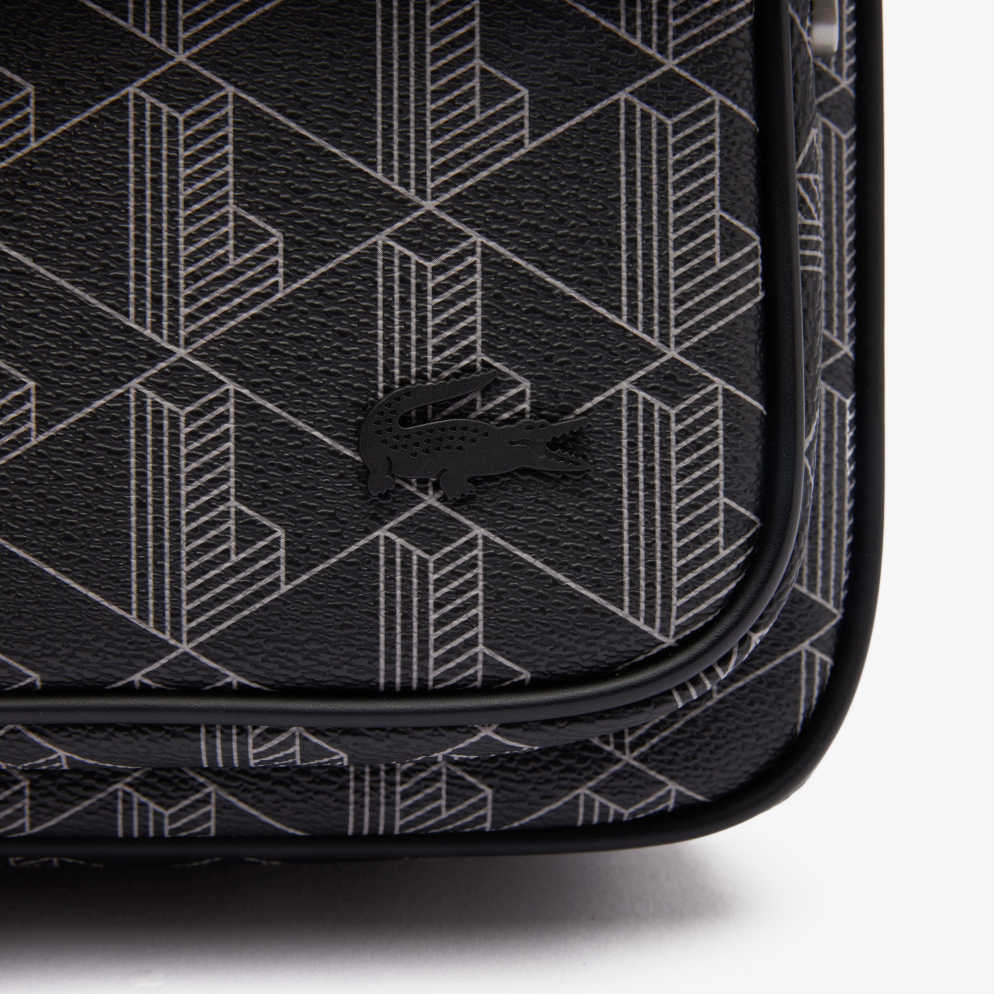 The Blend Erkek Monogram Siyah Postacı Çantası