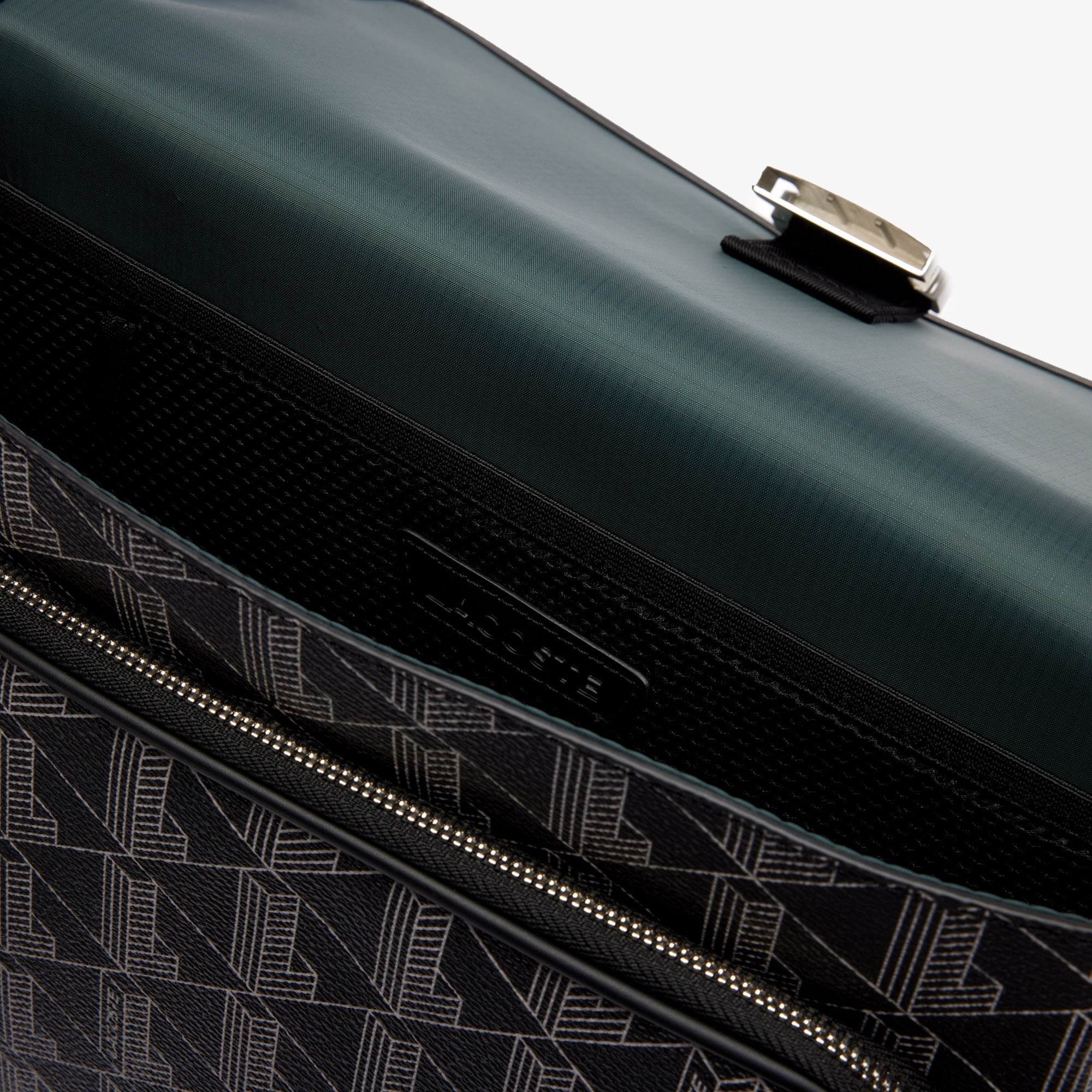 The Blend Erkek Monogram Siyah Postacı Çantası