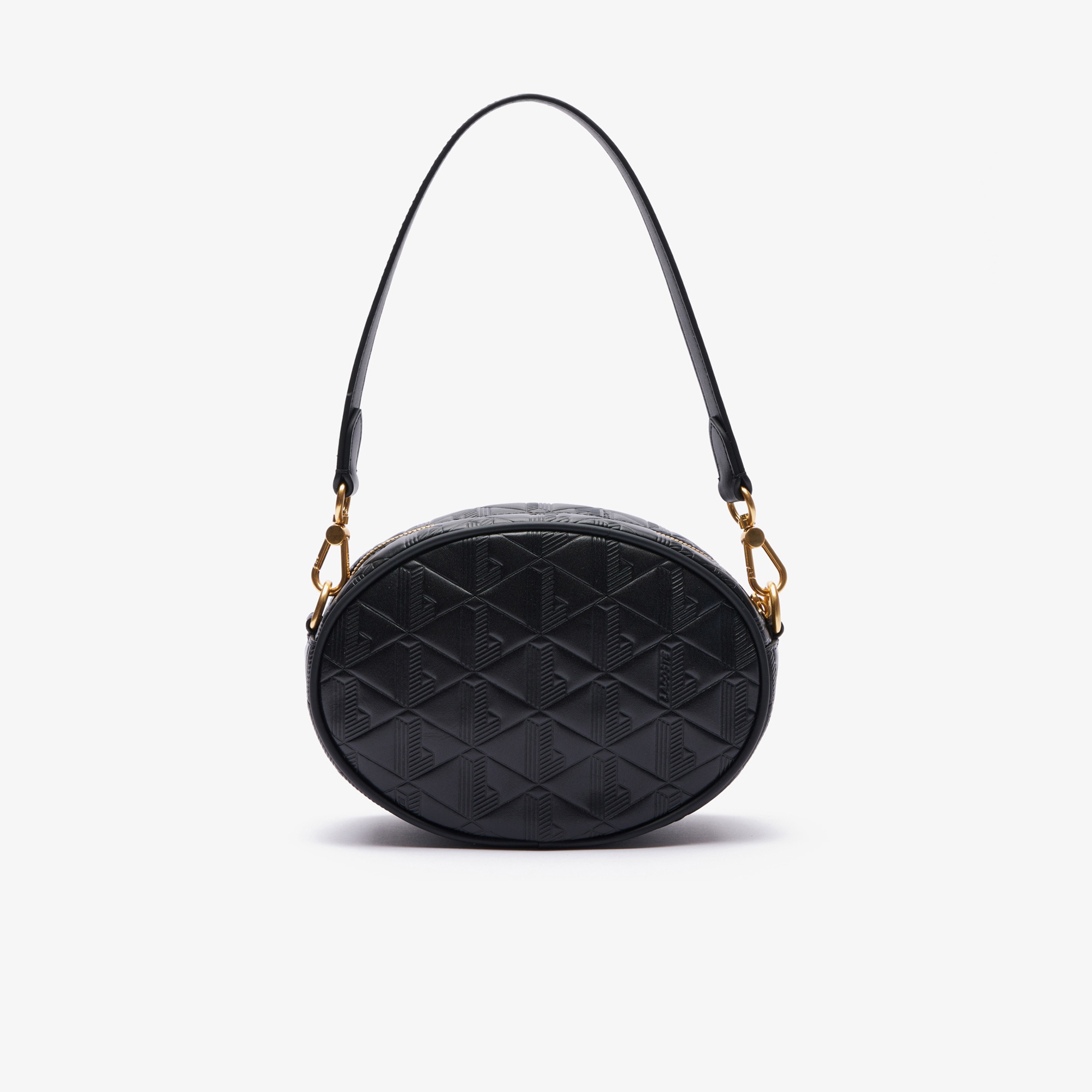 Lacoste Maheki Kadın Deri Siyah Omuz Çantası