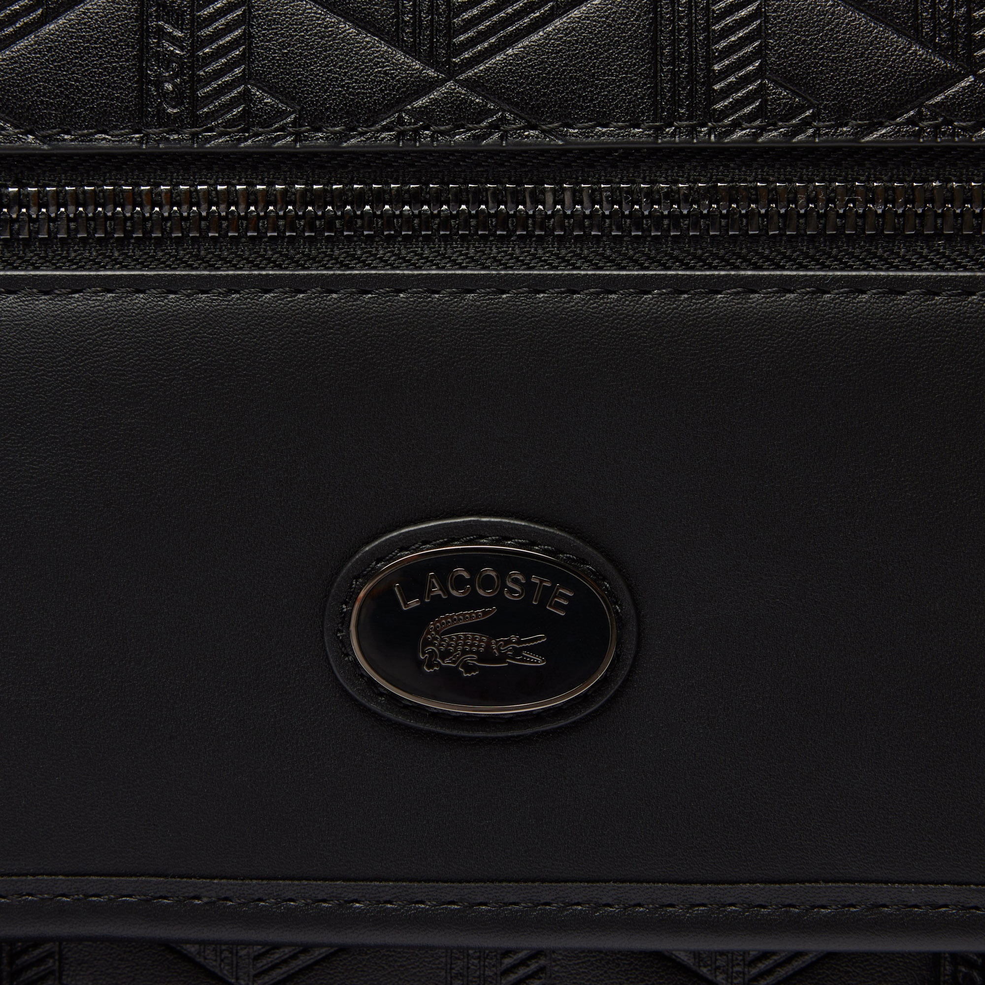 Lacoste Nomogramme Erkek Monogram Siyah Postacı Çantası