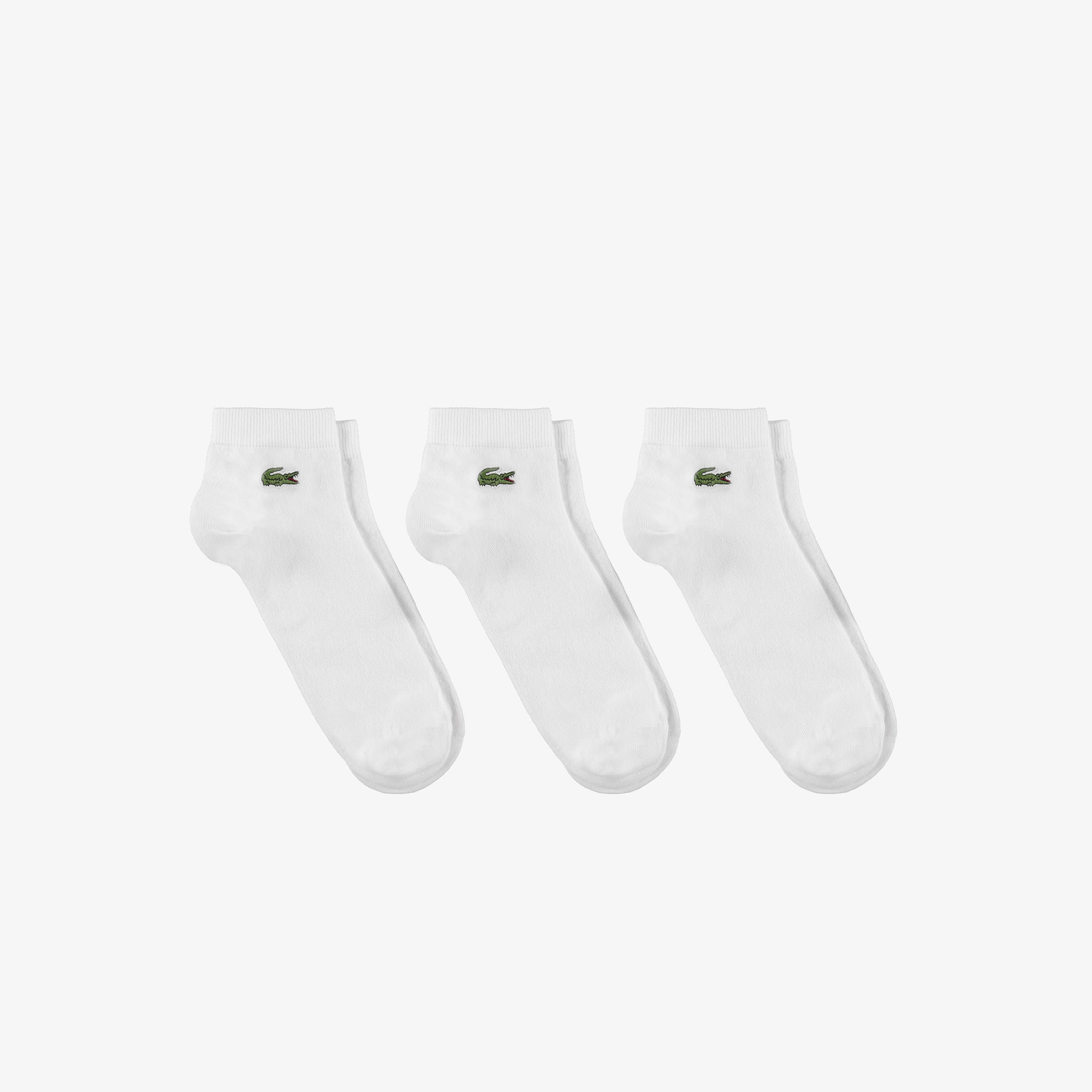 Lacoste Unisex Sport 3'lü Beyaz Çorap