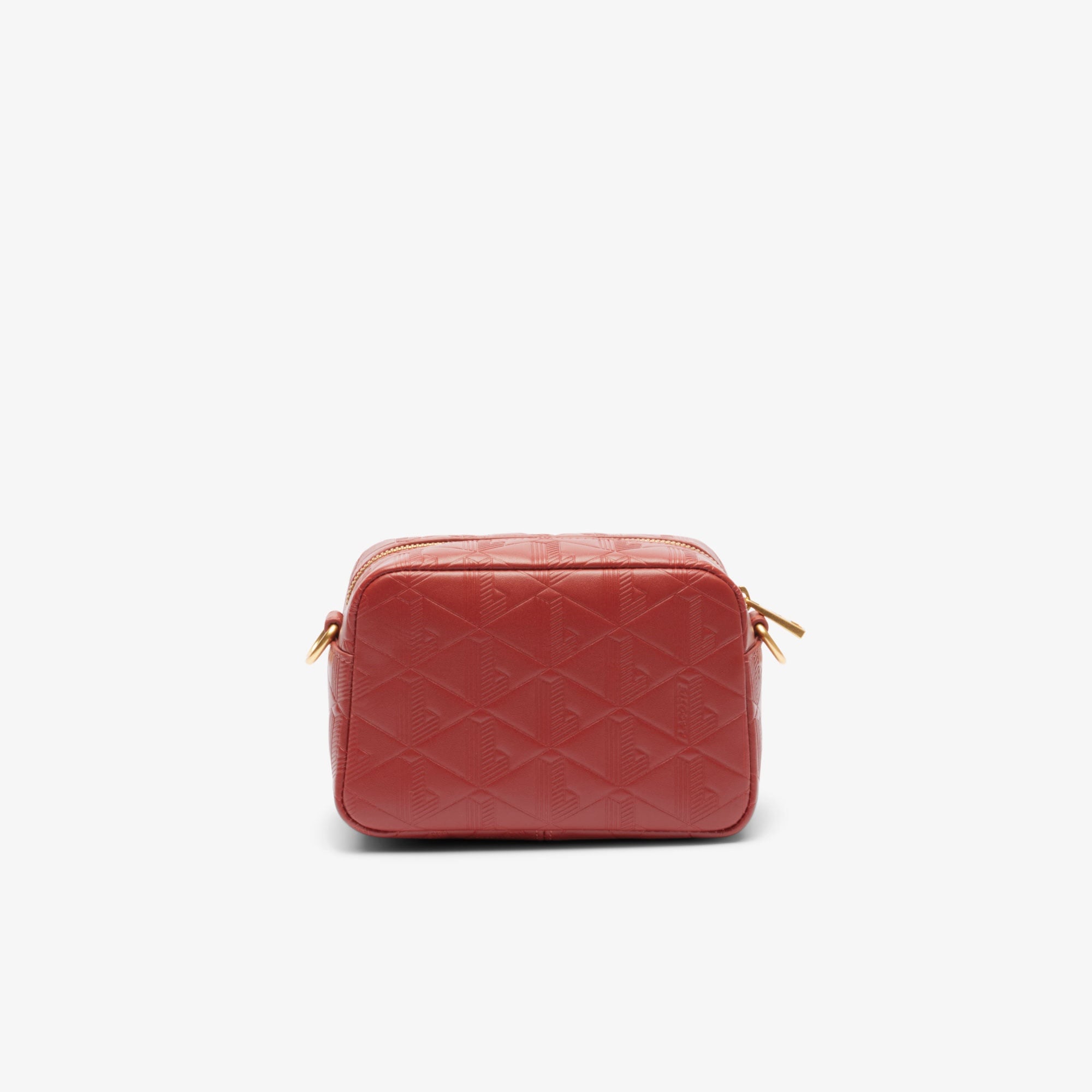 Maheki Kadın Monogram Deri  Bordo Postacı Çantası