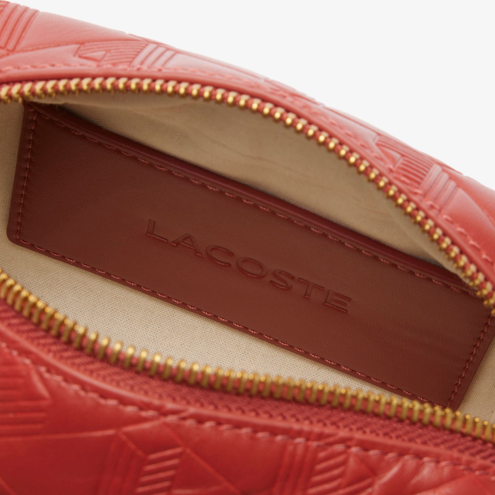 Maheki Kadın Monogram Deri  Bordo Postacı Çantası