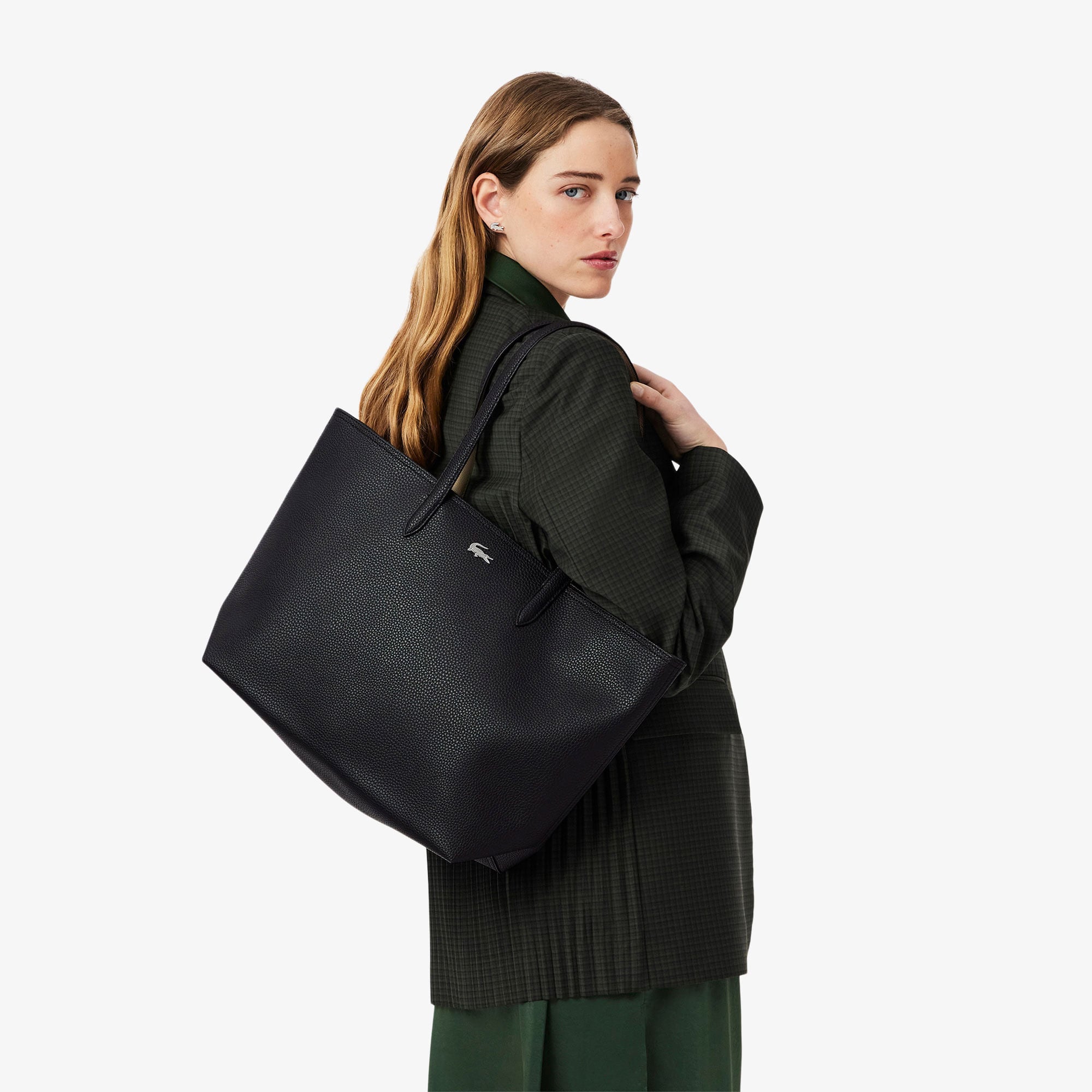 Lacoste Anna Kadın Siyah Omuz Çantası görsel 7