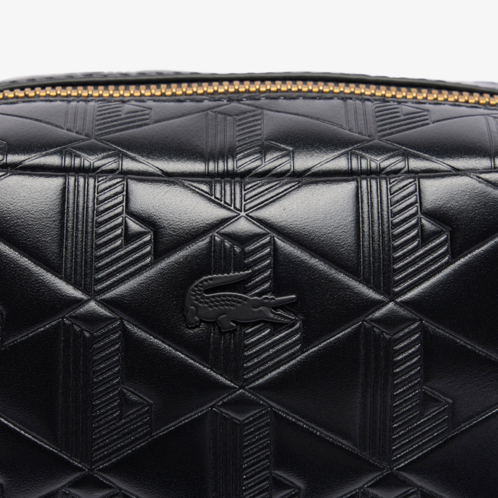 Maheki Kadın Monogram Deri  Siyah Postacı Çantası