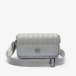 Unisex Monogram Gri Postacı Çantası Gri