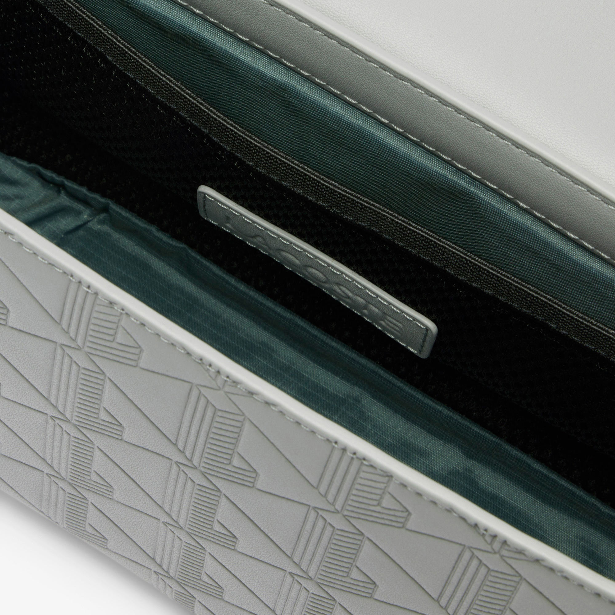 Unisex Monogram Gri Postacı Çantası