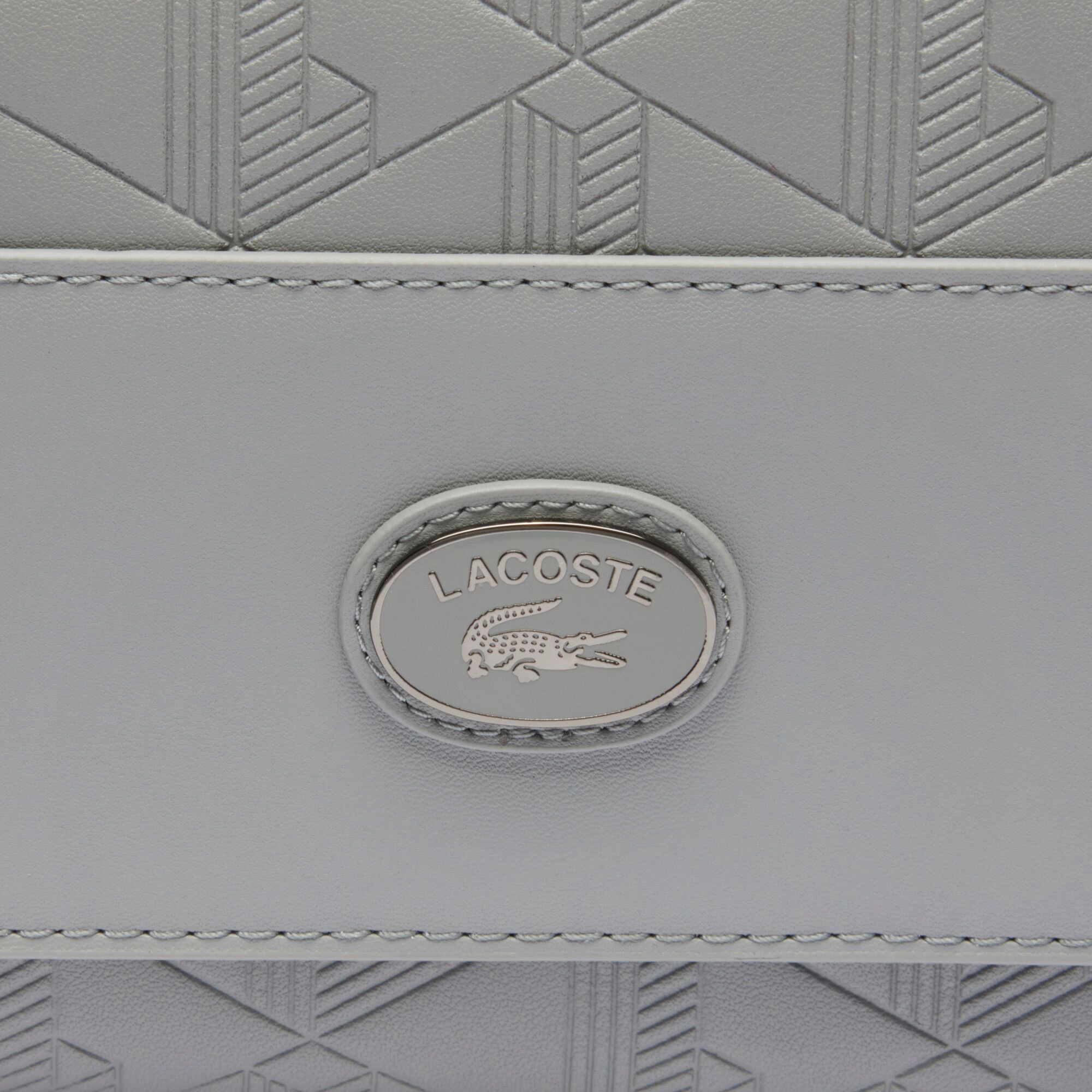 Unisex Monogram Gri Postacı Çantası