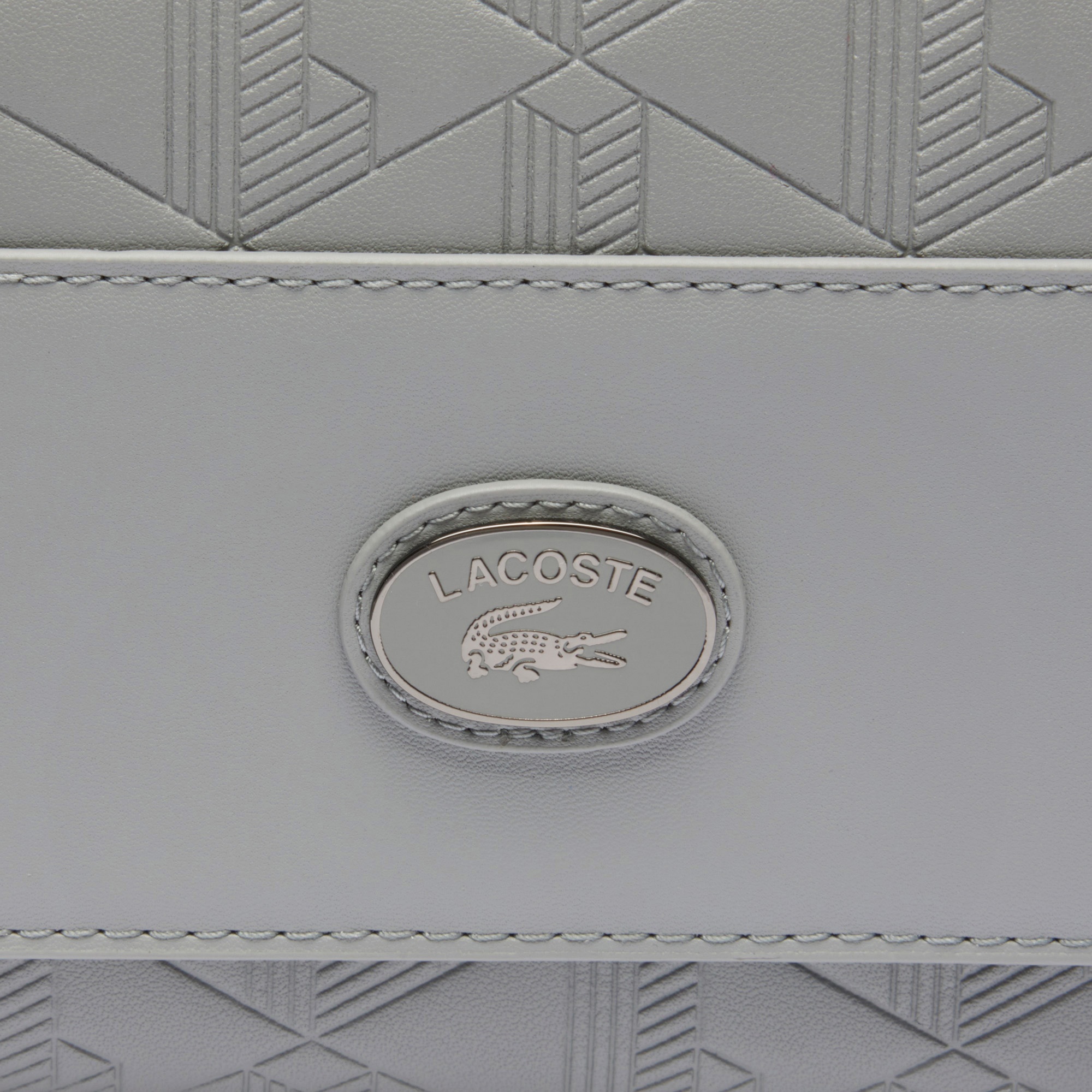 Unisex Monogram Gri Postacı Çantası