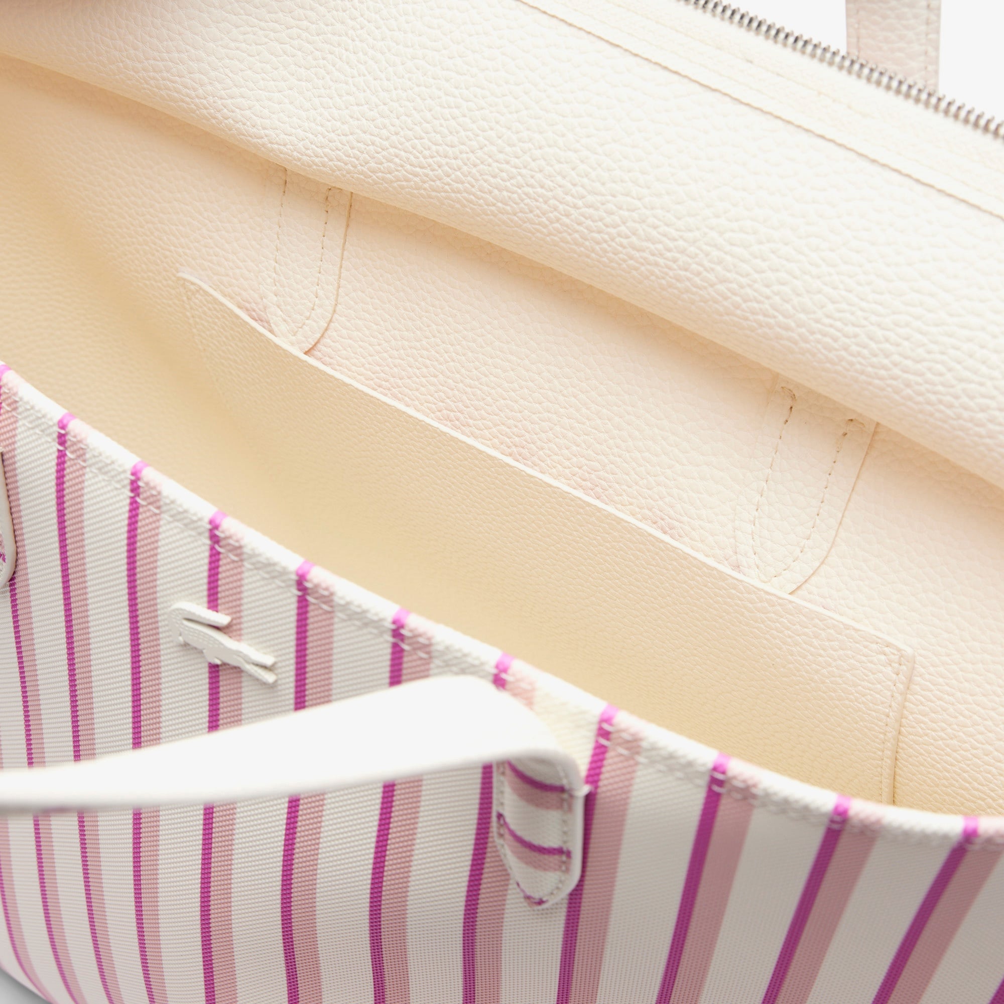 Anna Kadın Çizgili Pembe Omuz Çantası