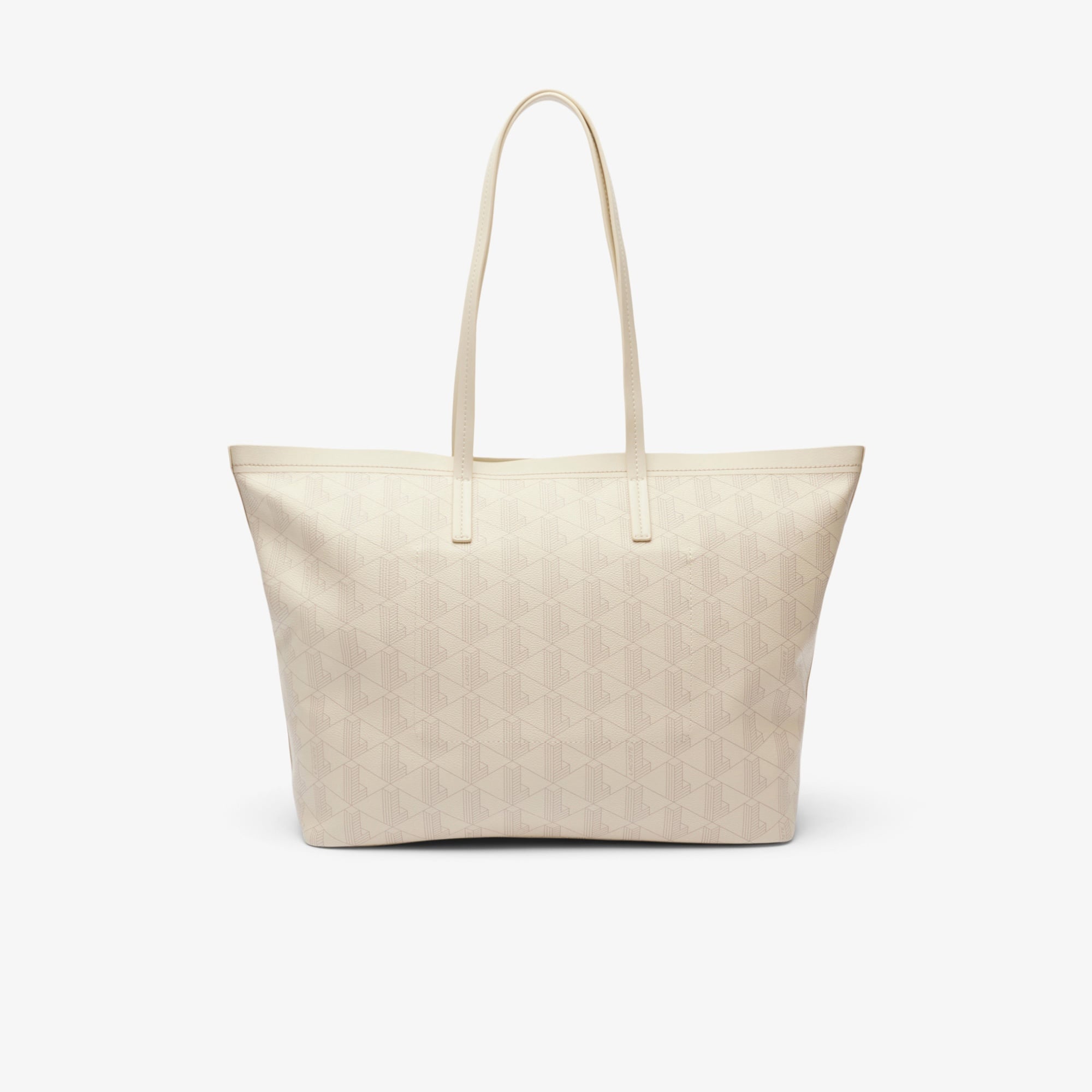 Zely Kadın Monogram Bej Omuz Çantası