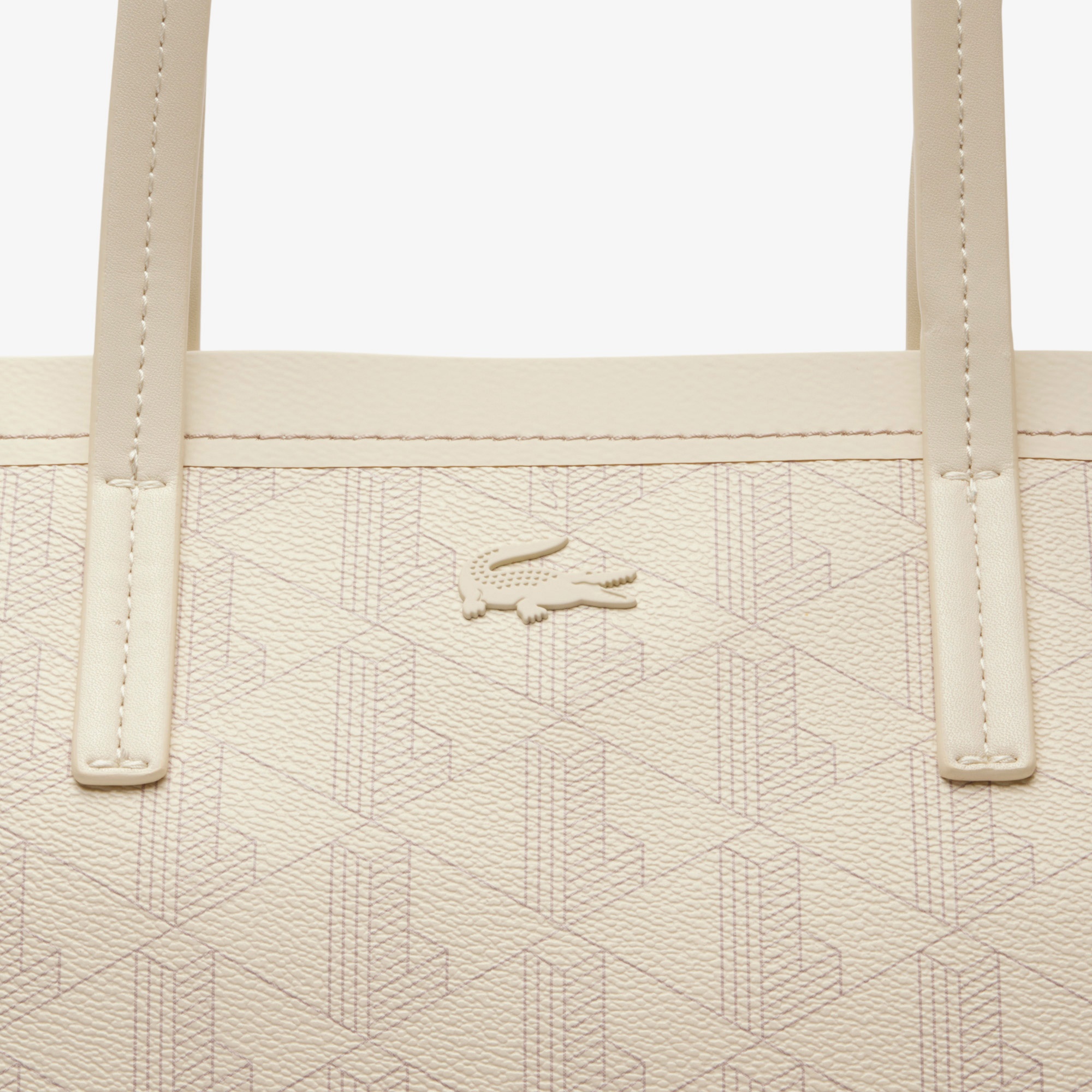 Zely Kadın Monogram Bej Omuz Çantası