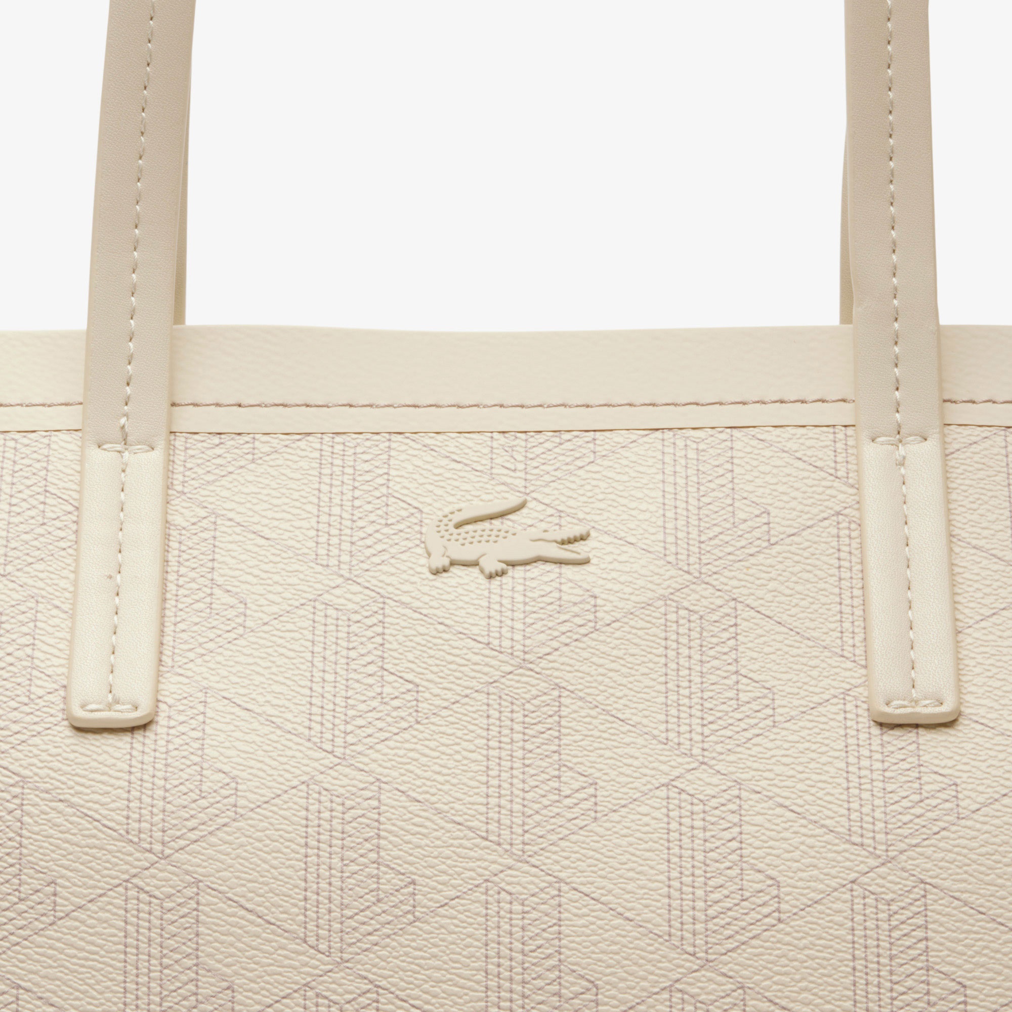 Zely Kadın Monogram Bej Omuz Çantası