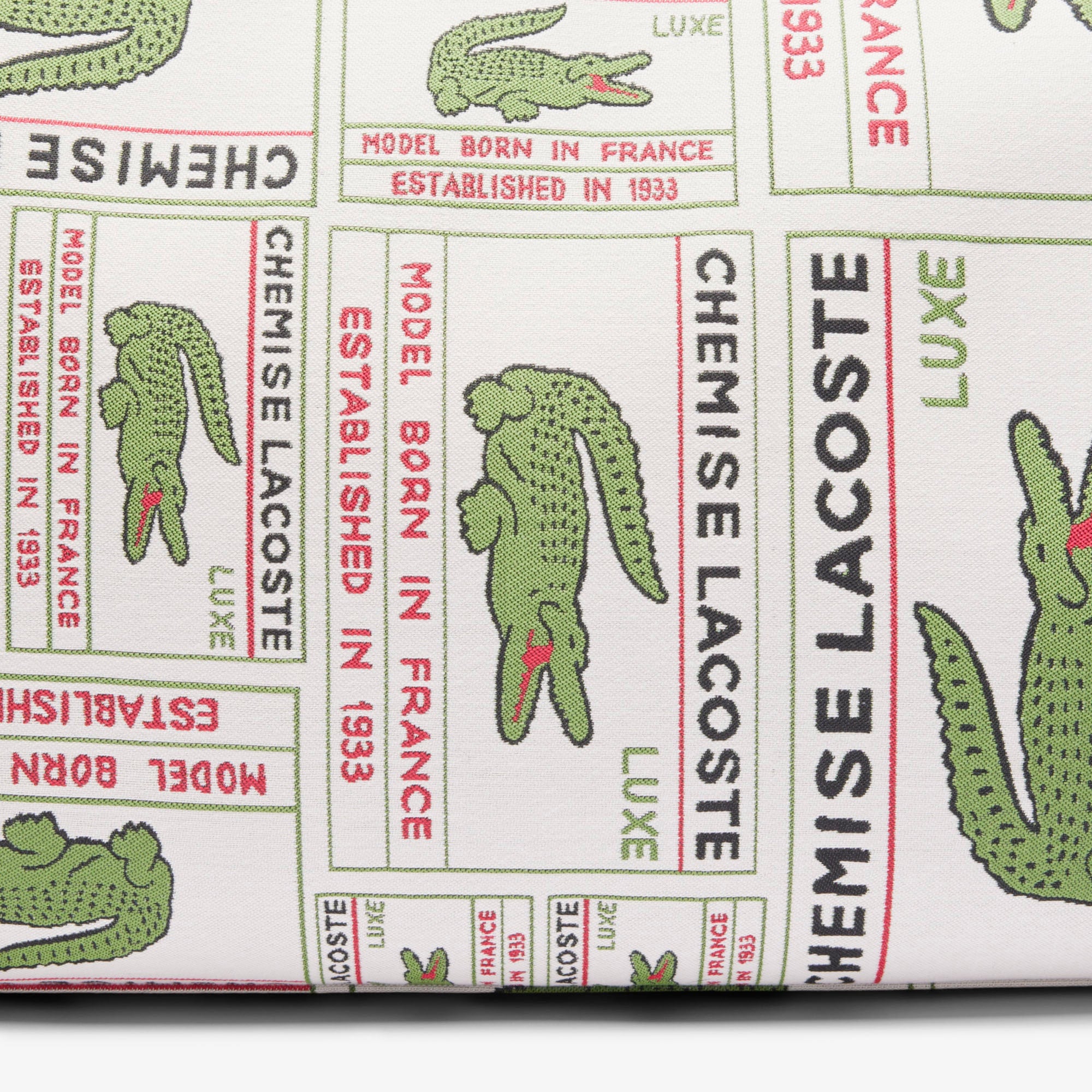 Heritage Unisex Baskılı Bej Omuz Çantası