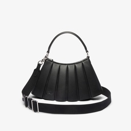 Small Lenglen Kadın Deri Siyah Omuz Çantası Siyah