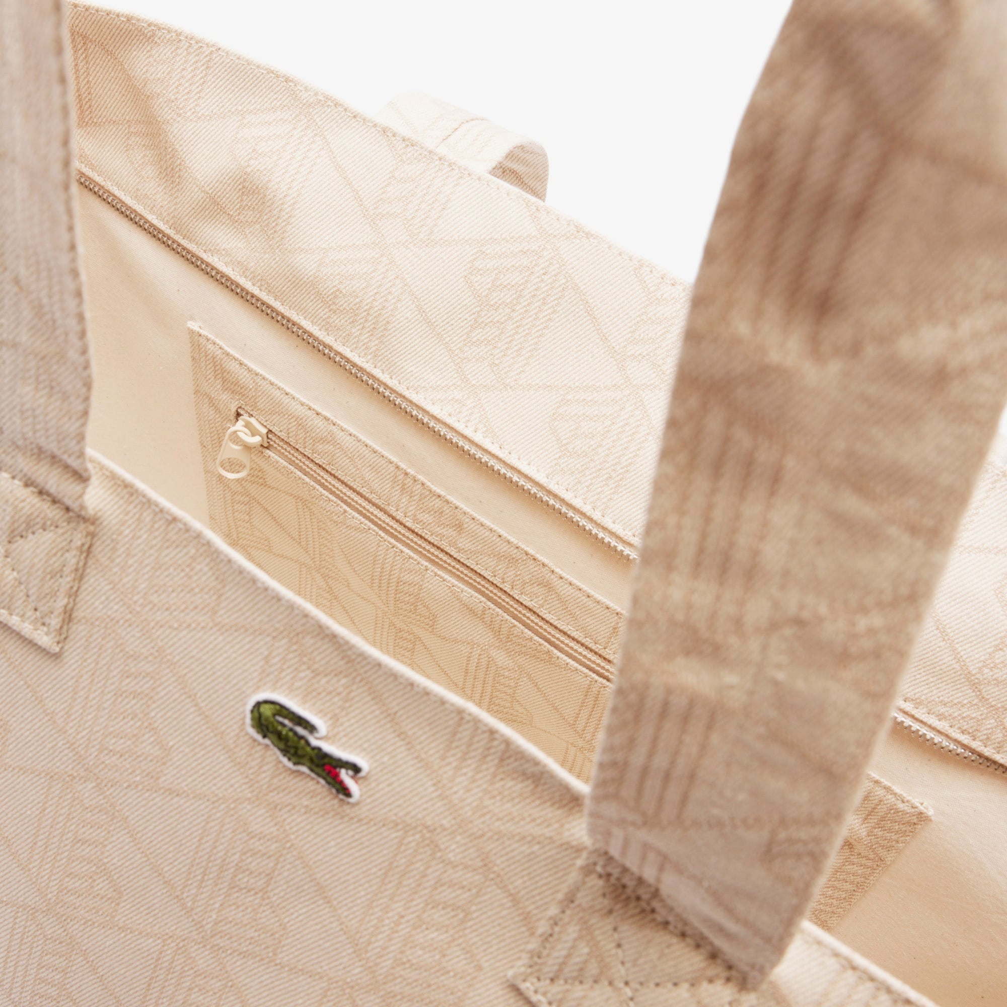 Kadın Monogram Bej Omuz Çantası