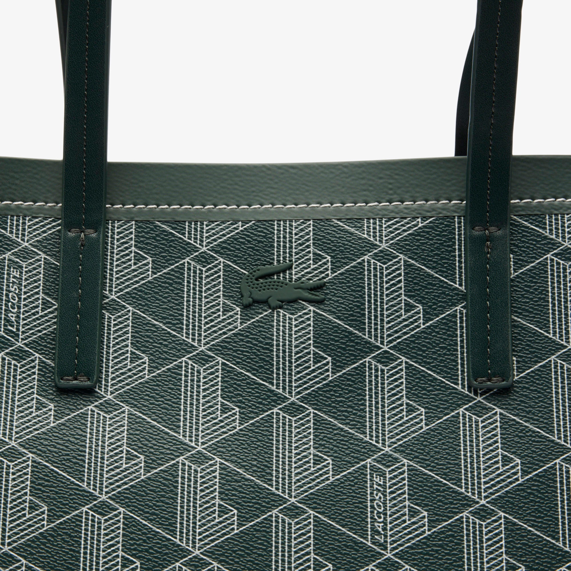 Zely Kadın Monogram Yeşil Omuz Çantası