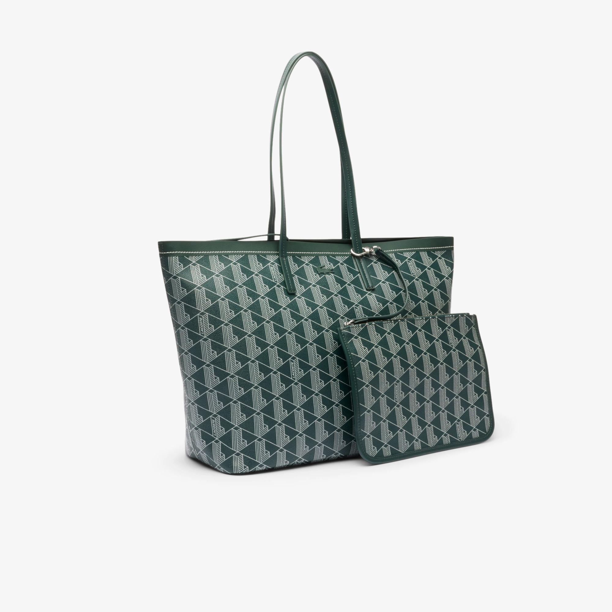 Zely Kadın Monogram Yeşil Omuz Çantası