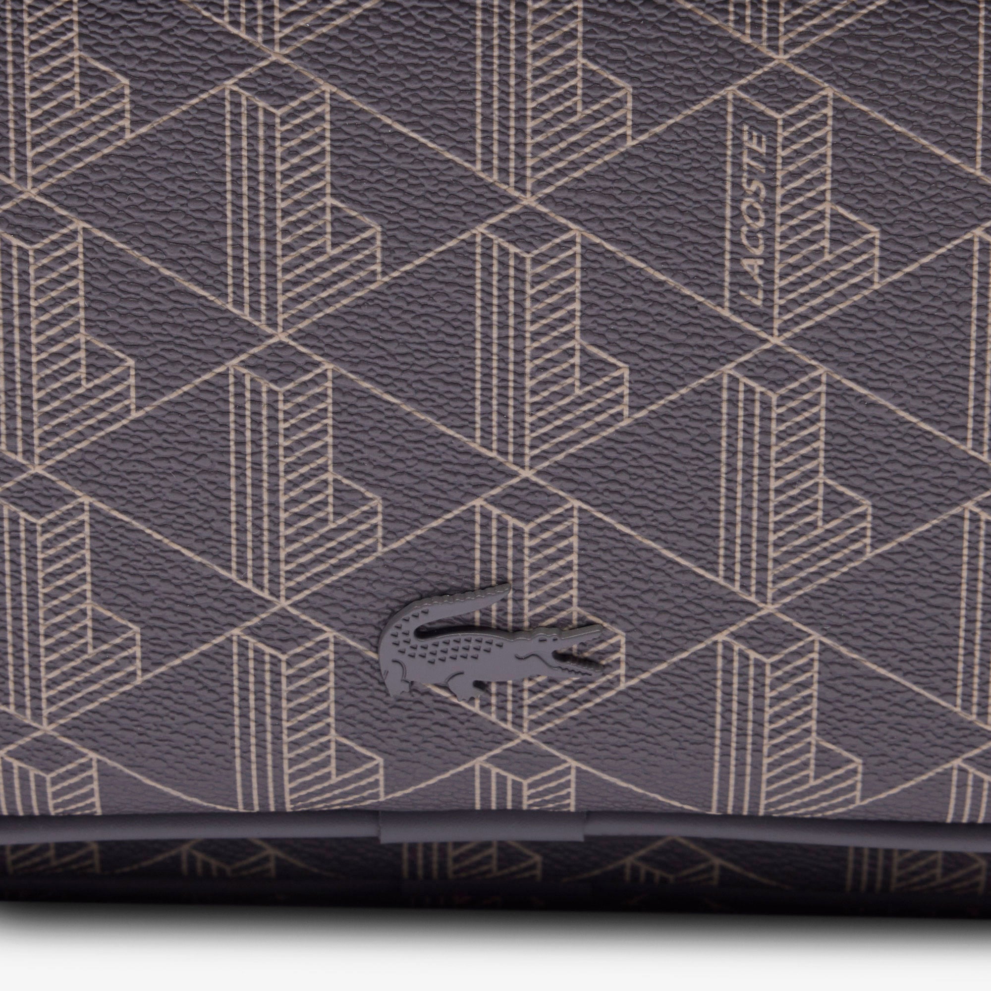 Lacoste The Blend Erkek Monogram Gri Sırt Çantası görsel 6