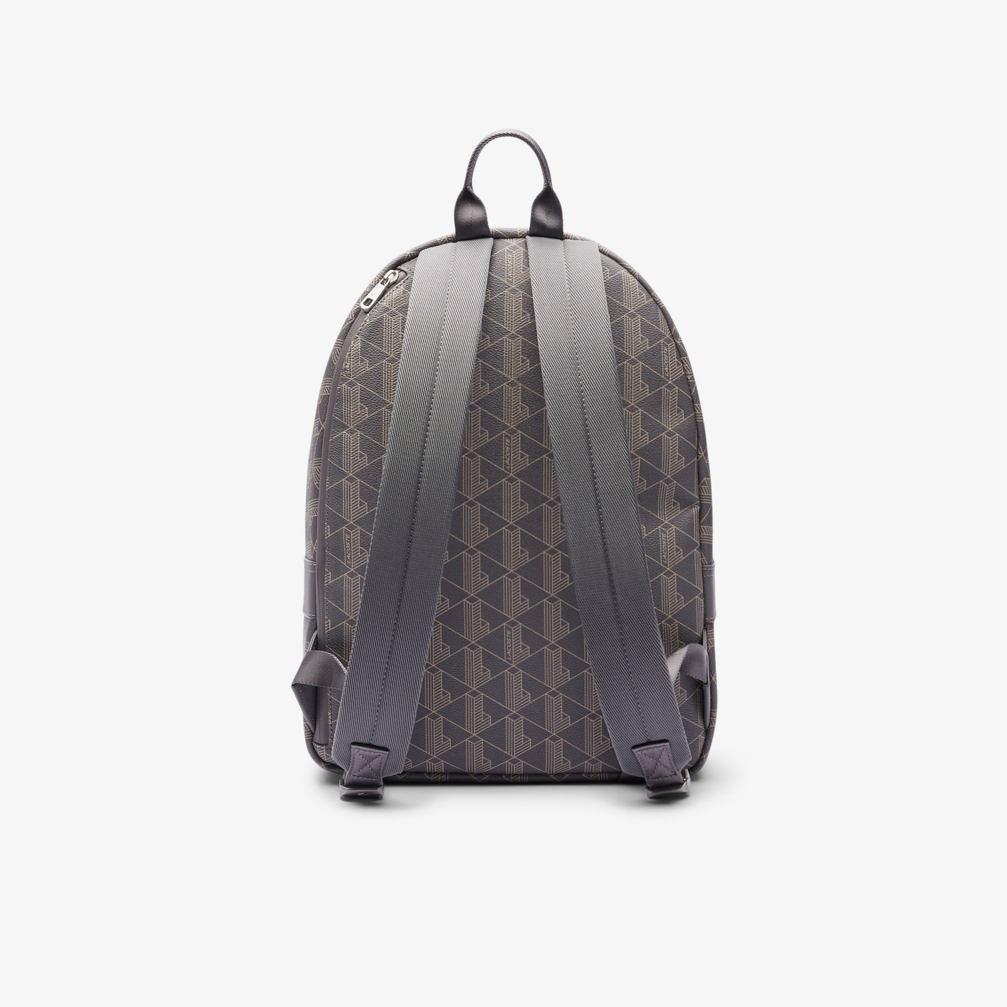 Lacoste The Blend Erkek Monogram Gri Sırt Çantası görsel 3