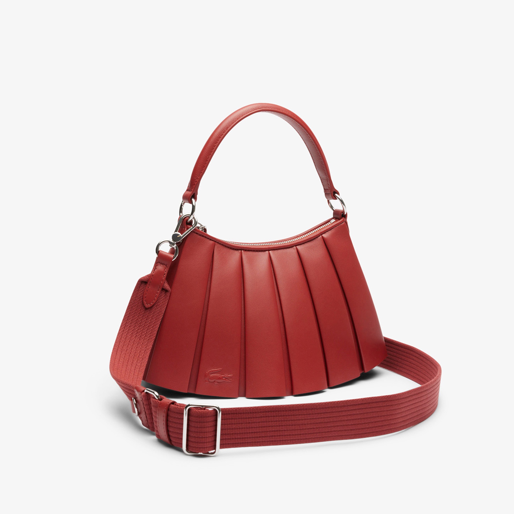 Small Lenglen Kadın Deri Bordo Omuz Çantası